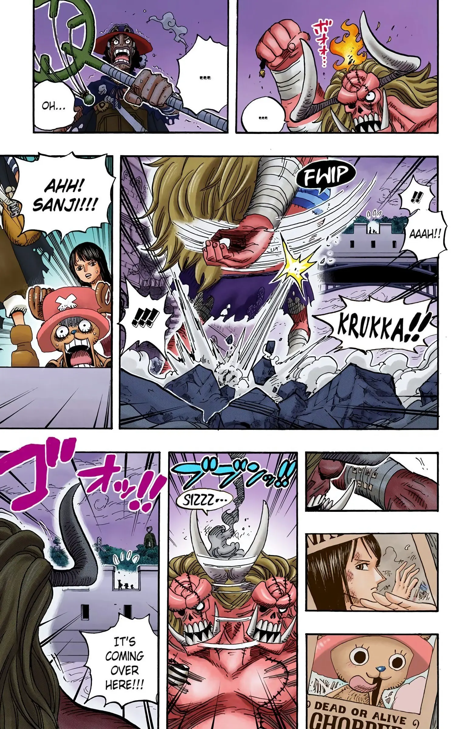 One Piece Colored, chapter 470, page 8