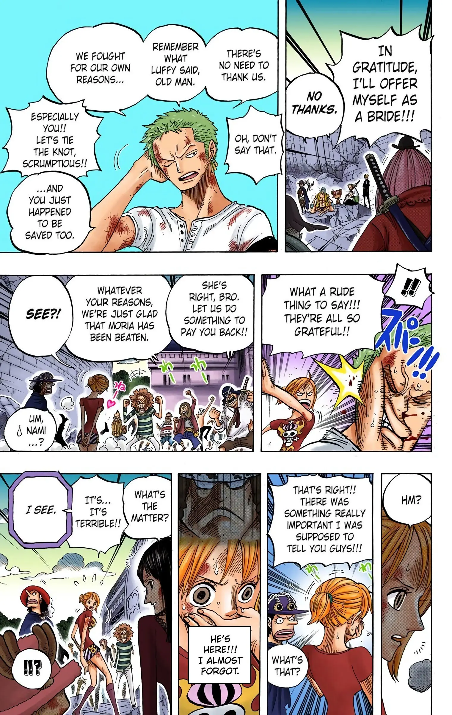 One Piece Colored, chapter 483, page 13