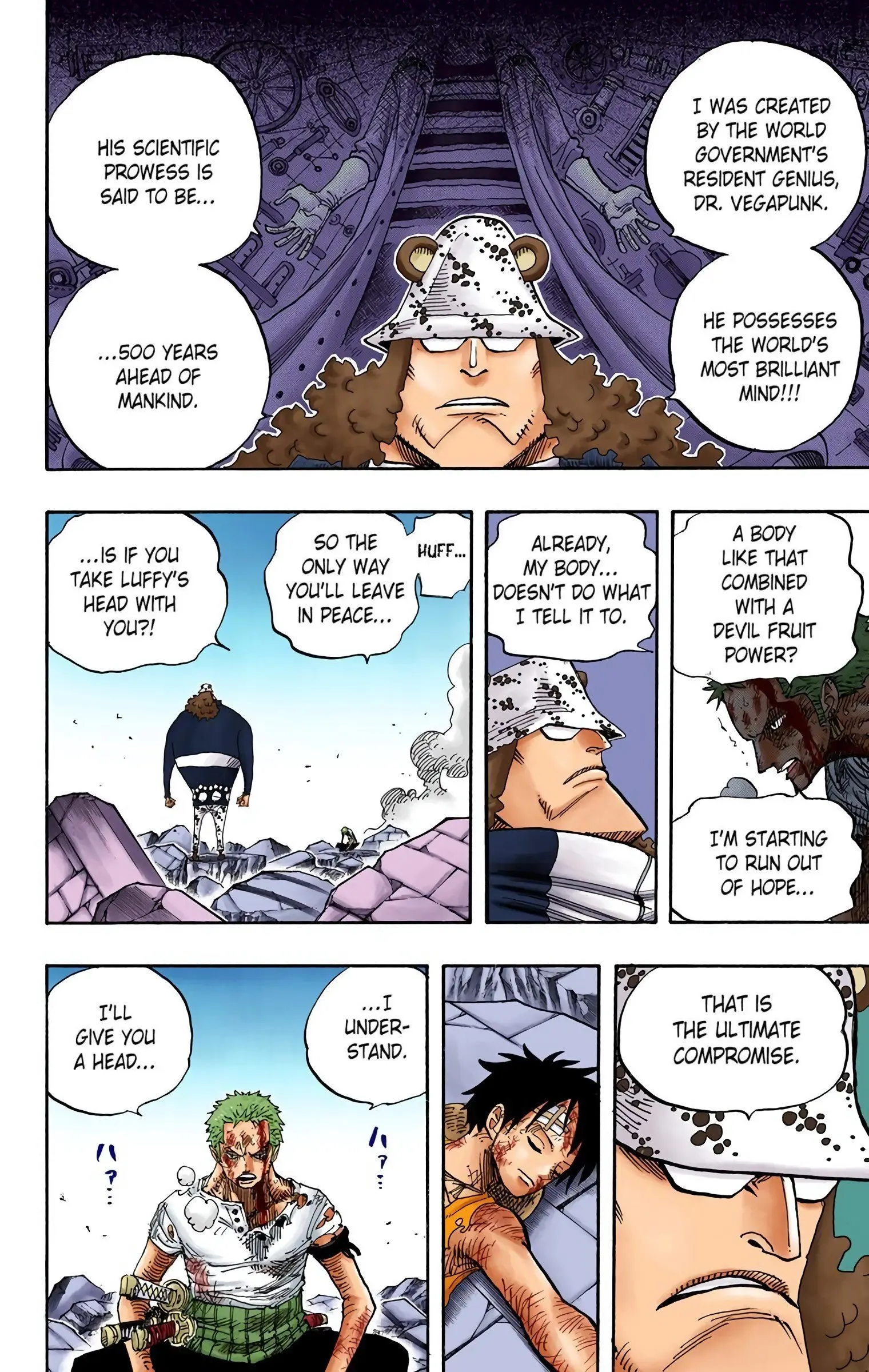 One Piece Colored, chapter 485, page 10