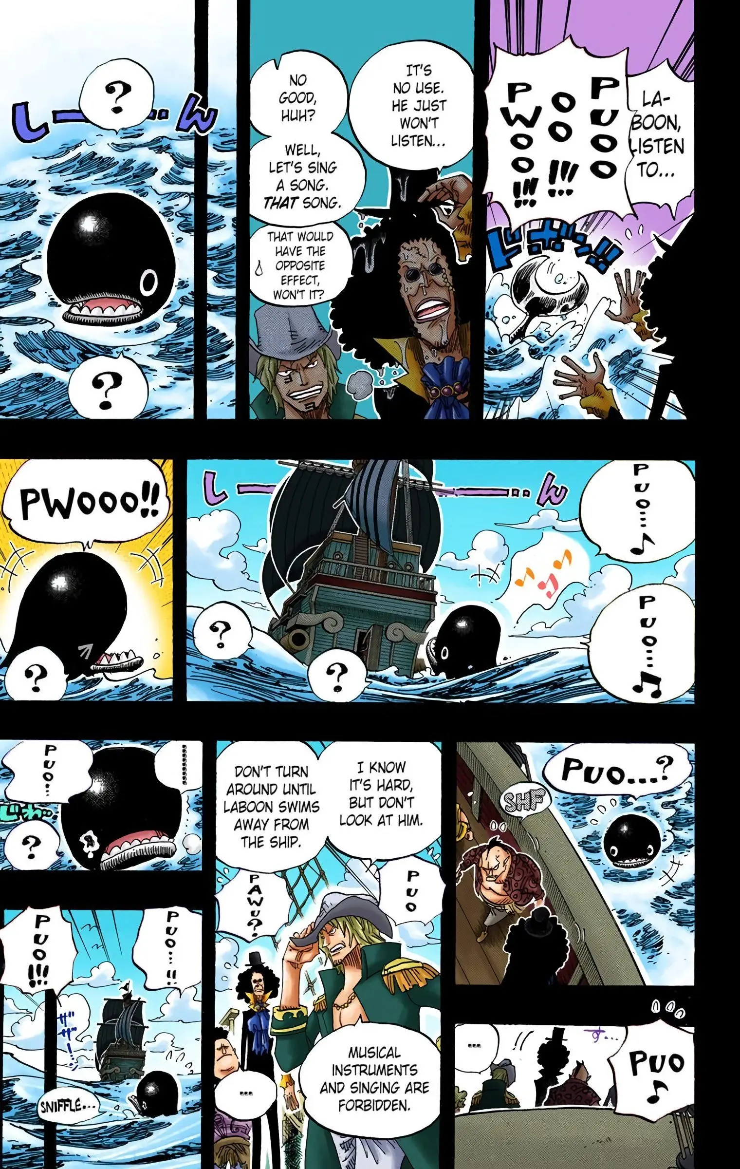 One Piece Colored, chapter 487, page 7
