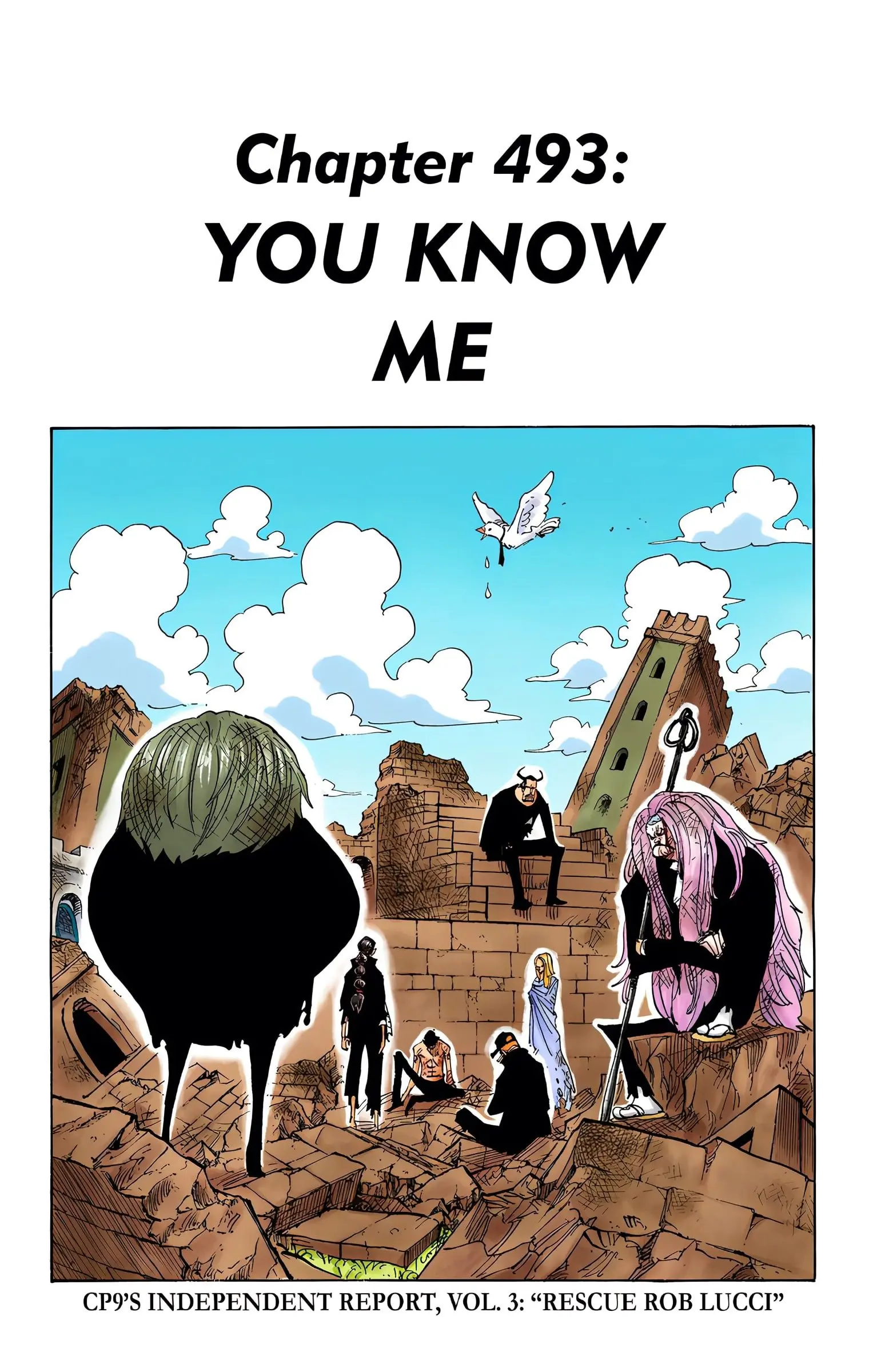 One Piece Colored, chapter 493, page 1
