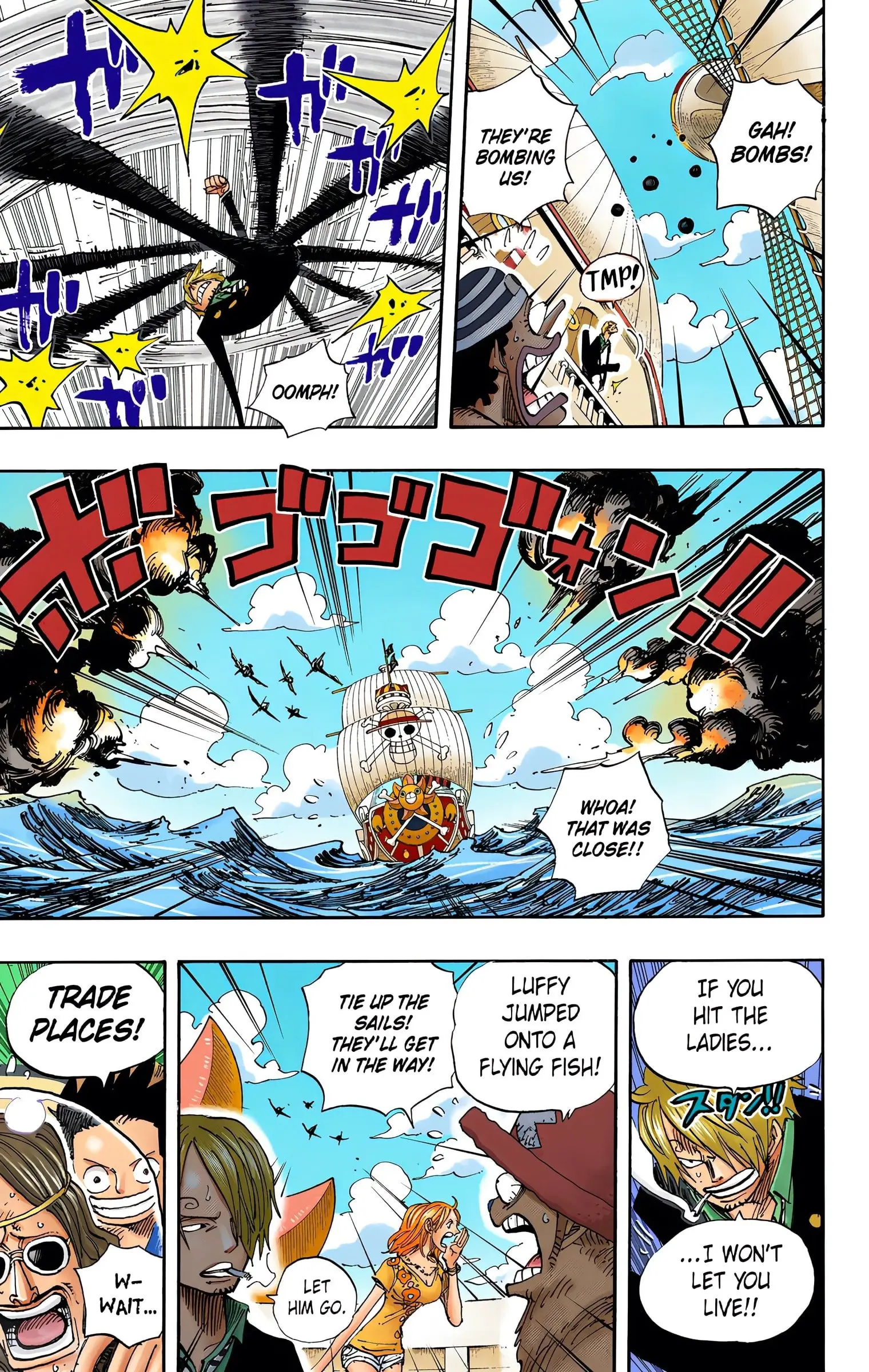 One Piece Colored, chapter 493, page 5