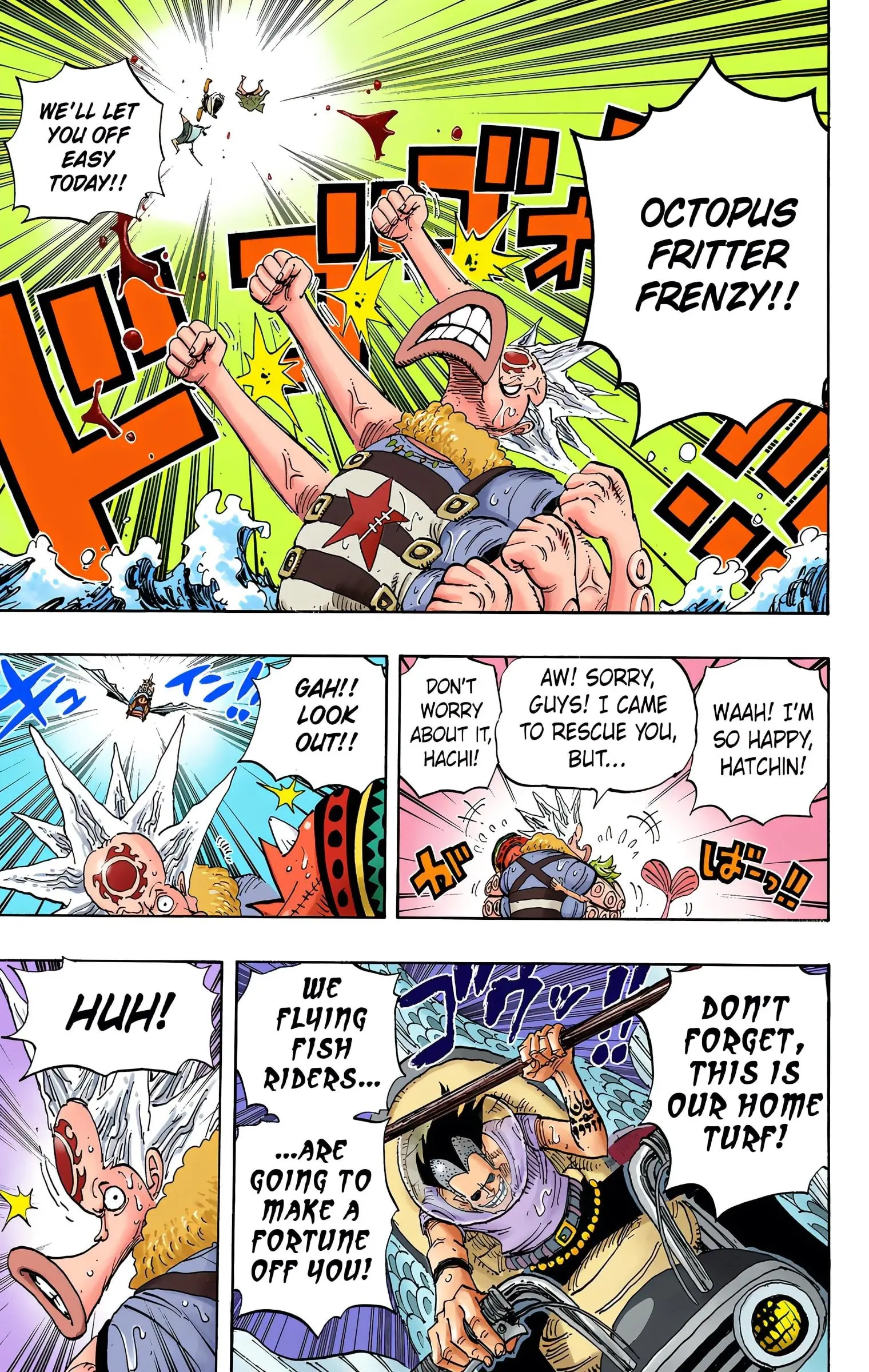 One Piece Colored, chapter 493, page 9