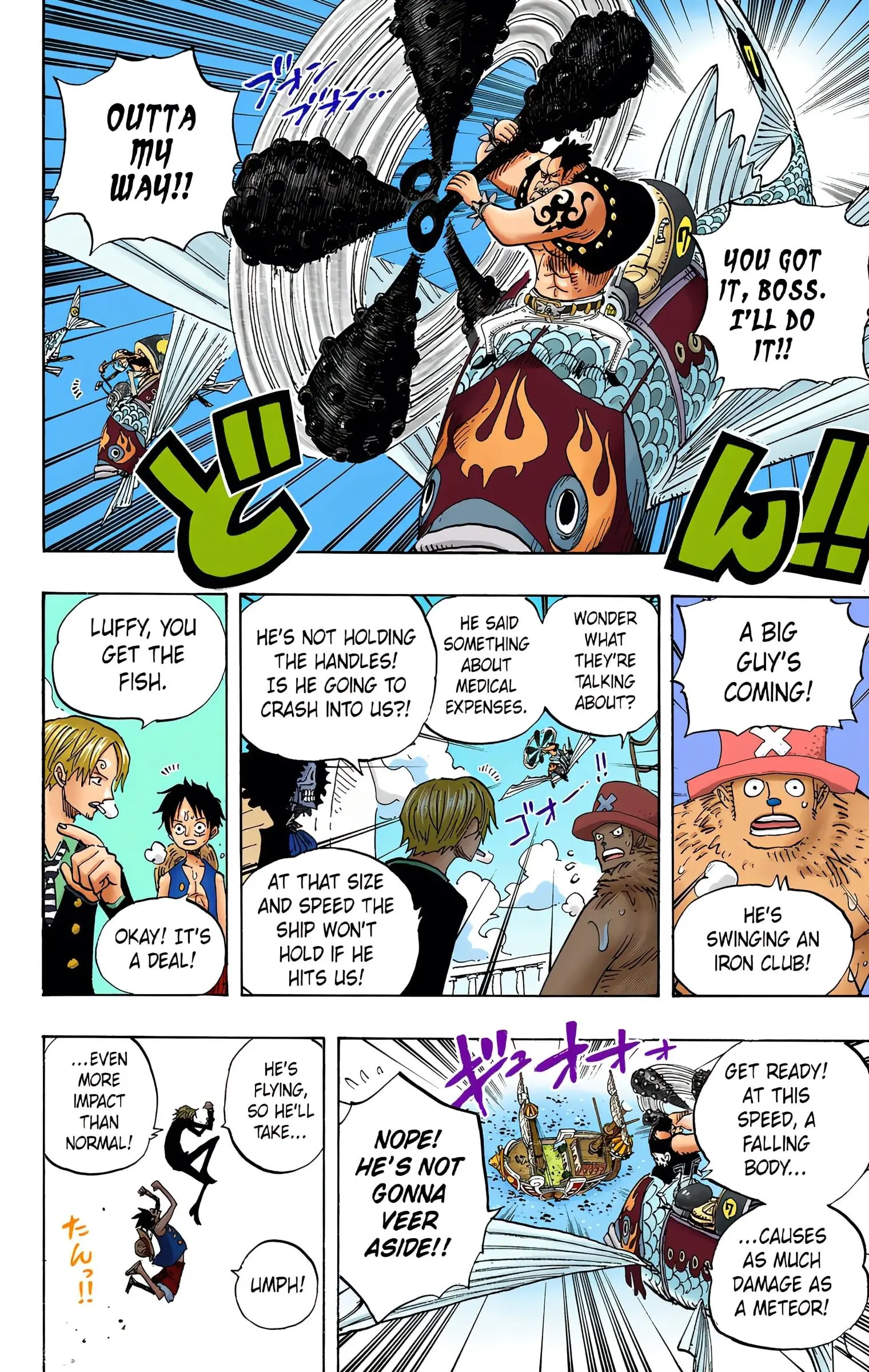 One Piece Colored, chapter 493, page 12
