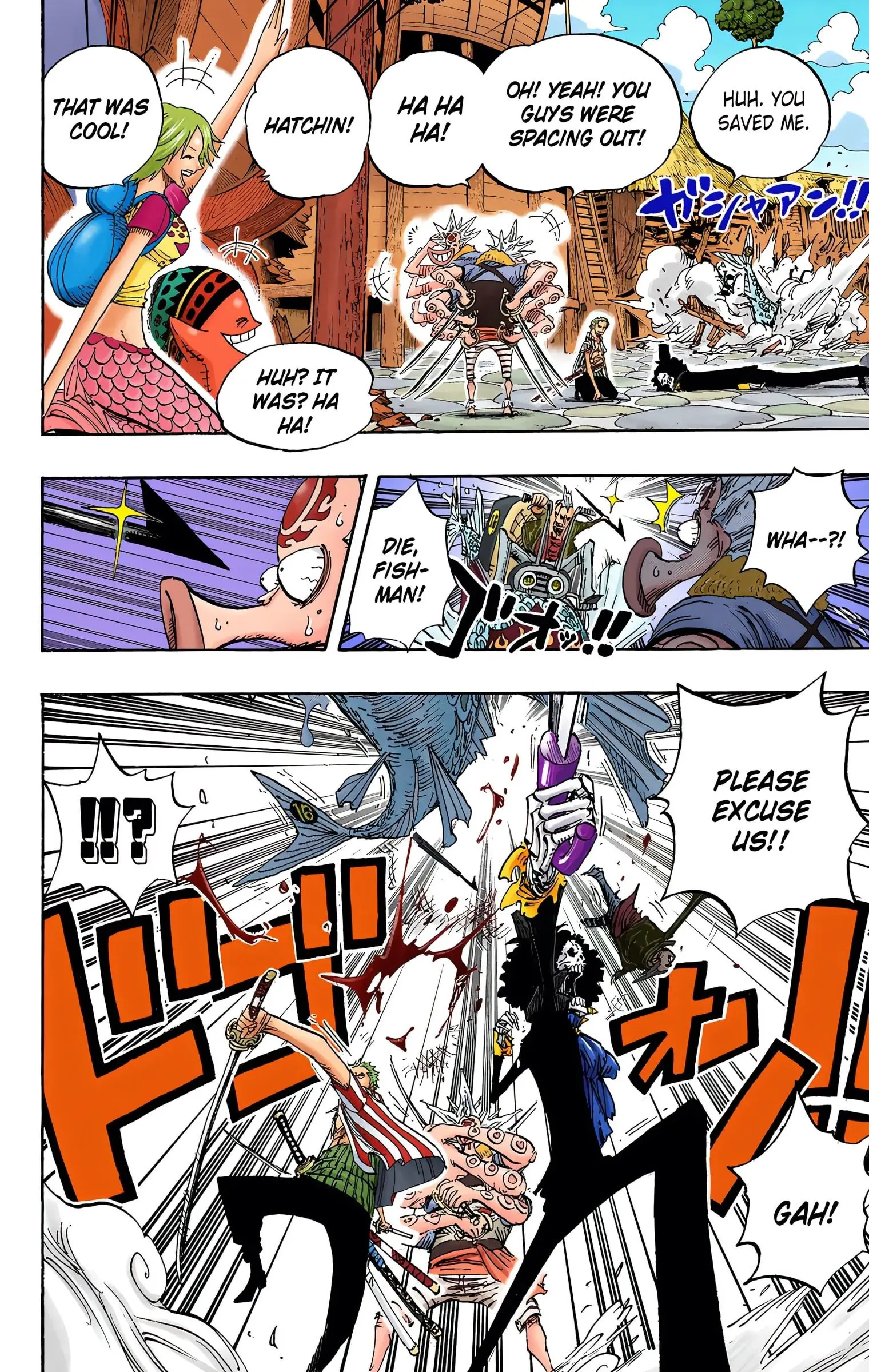 One Piece Colored, chapter 494, page 4