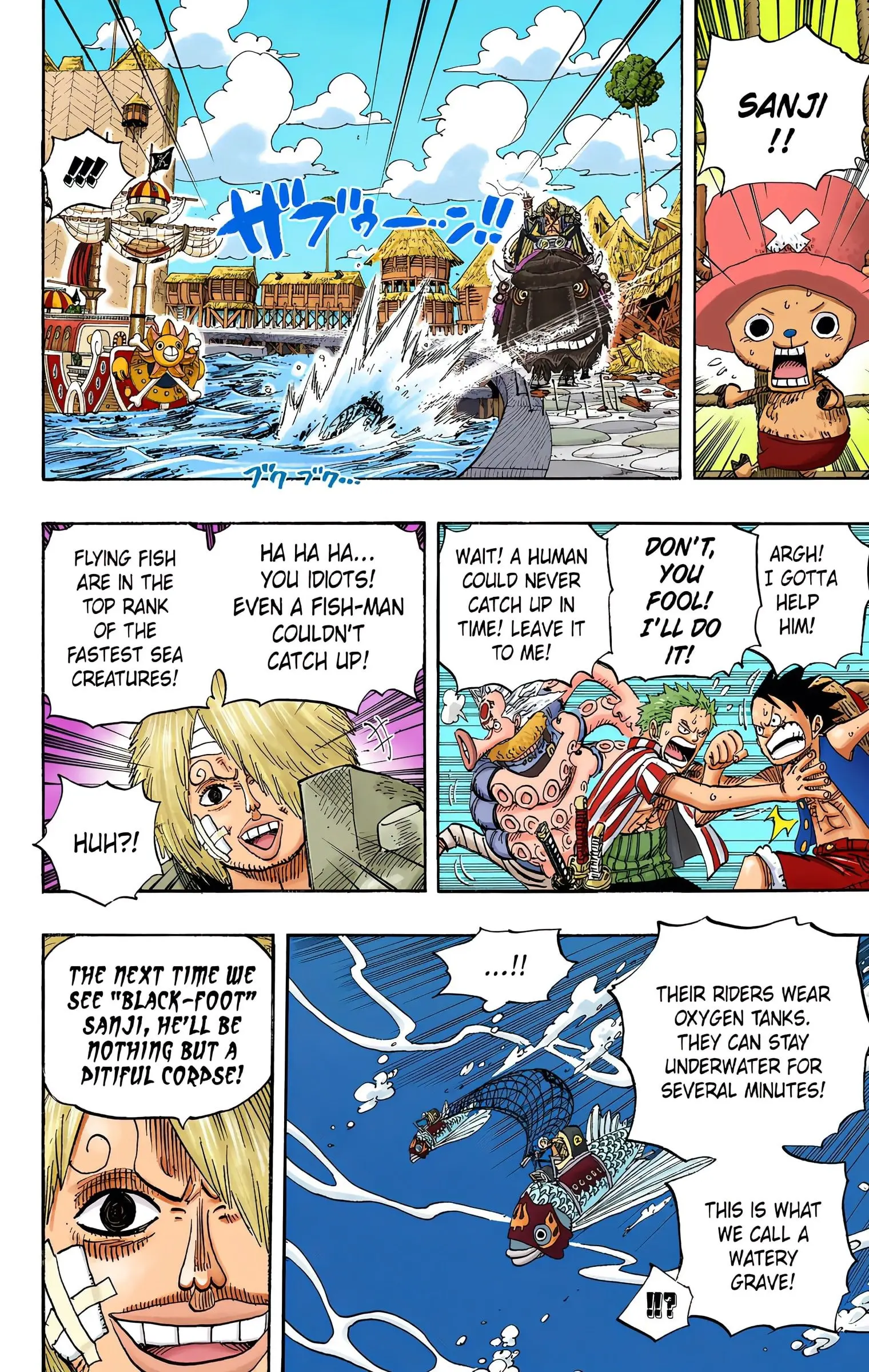 One Piece Colored, chapter 495, page 6