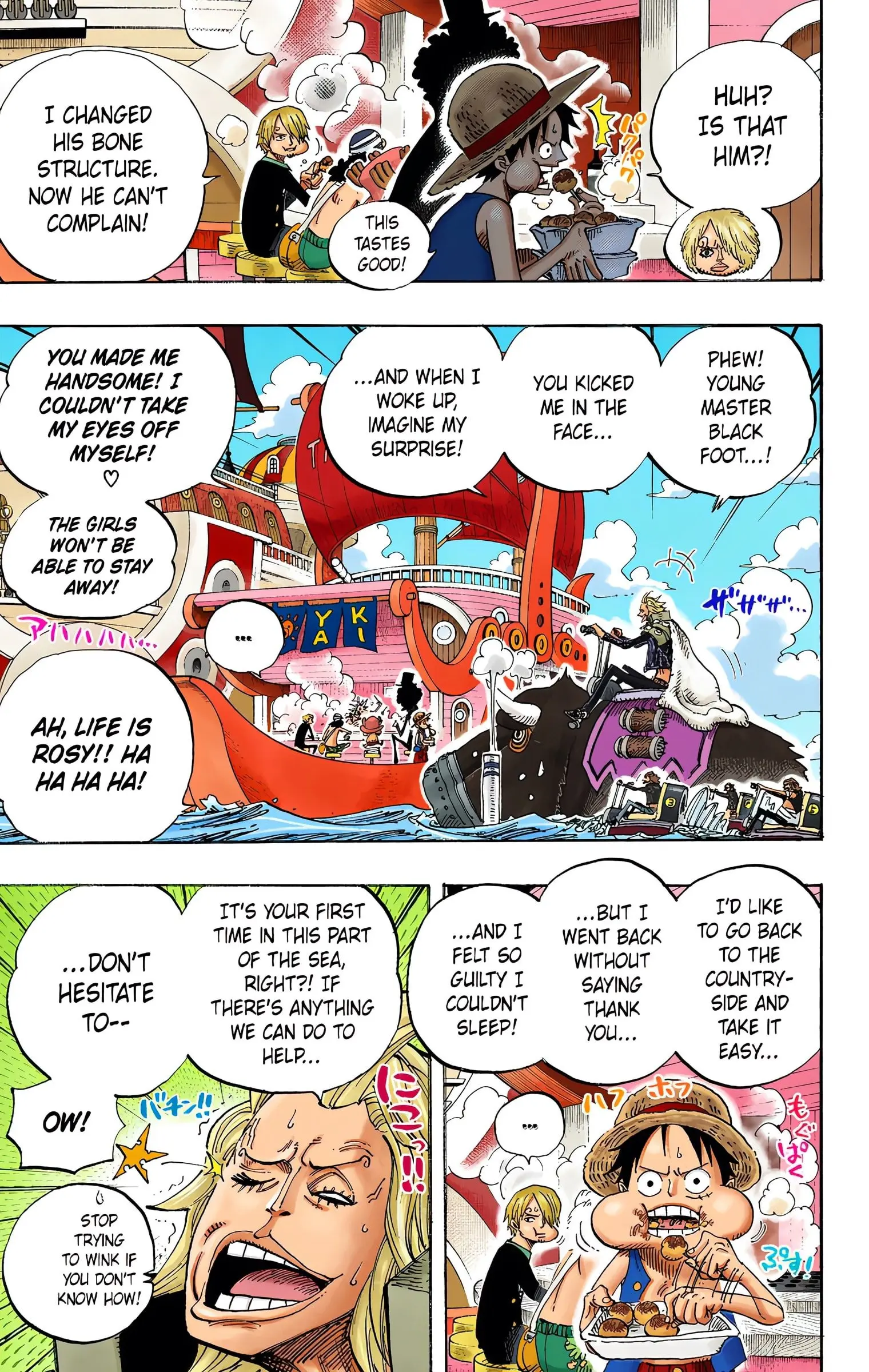 One Piece Colored, chapter 496, page 5