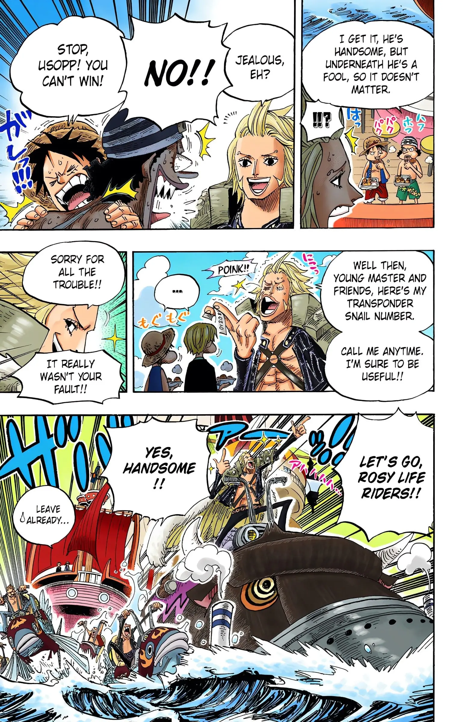 One Piece Colored, chapter 496, page 7