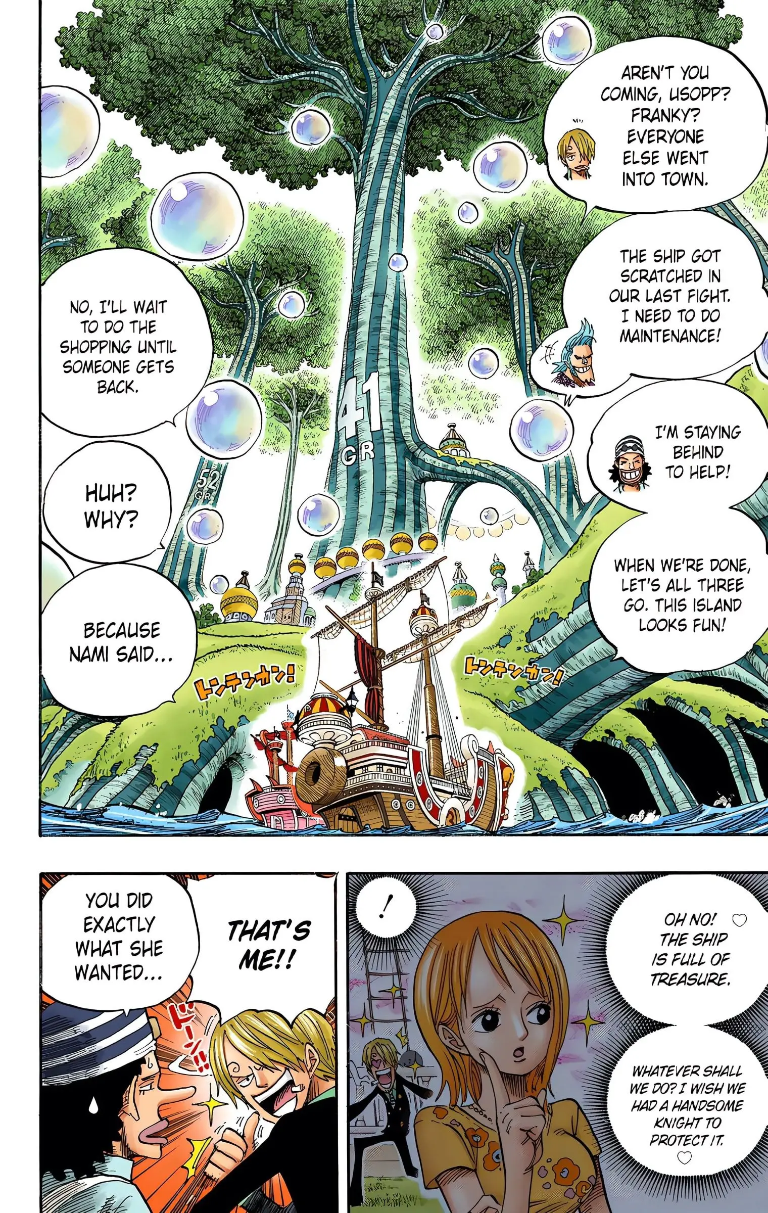 One Piece Colored, chapter 497, page 2