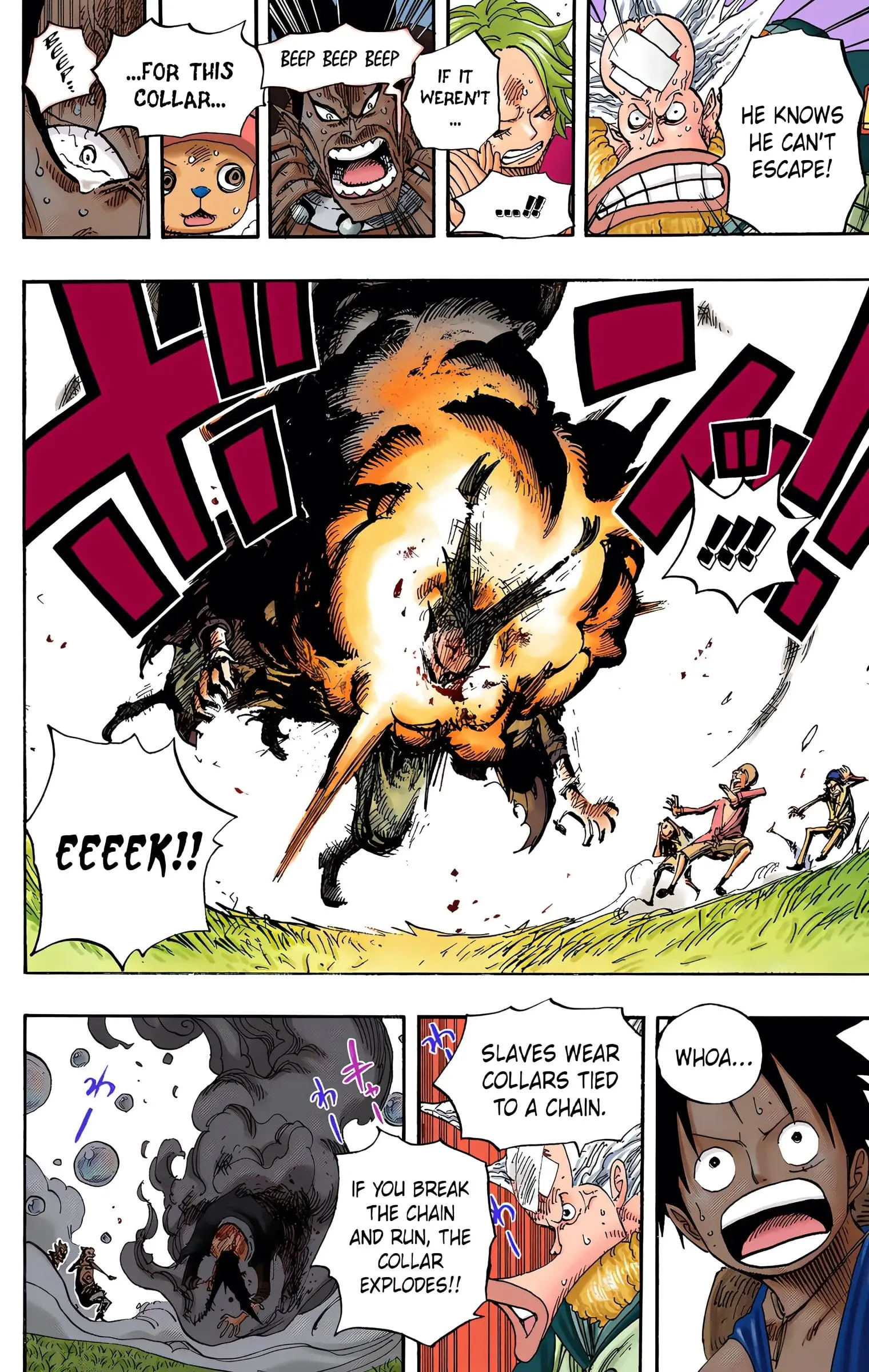 One Piece Colored, chapter 497, page 14