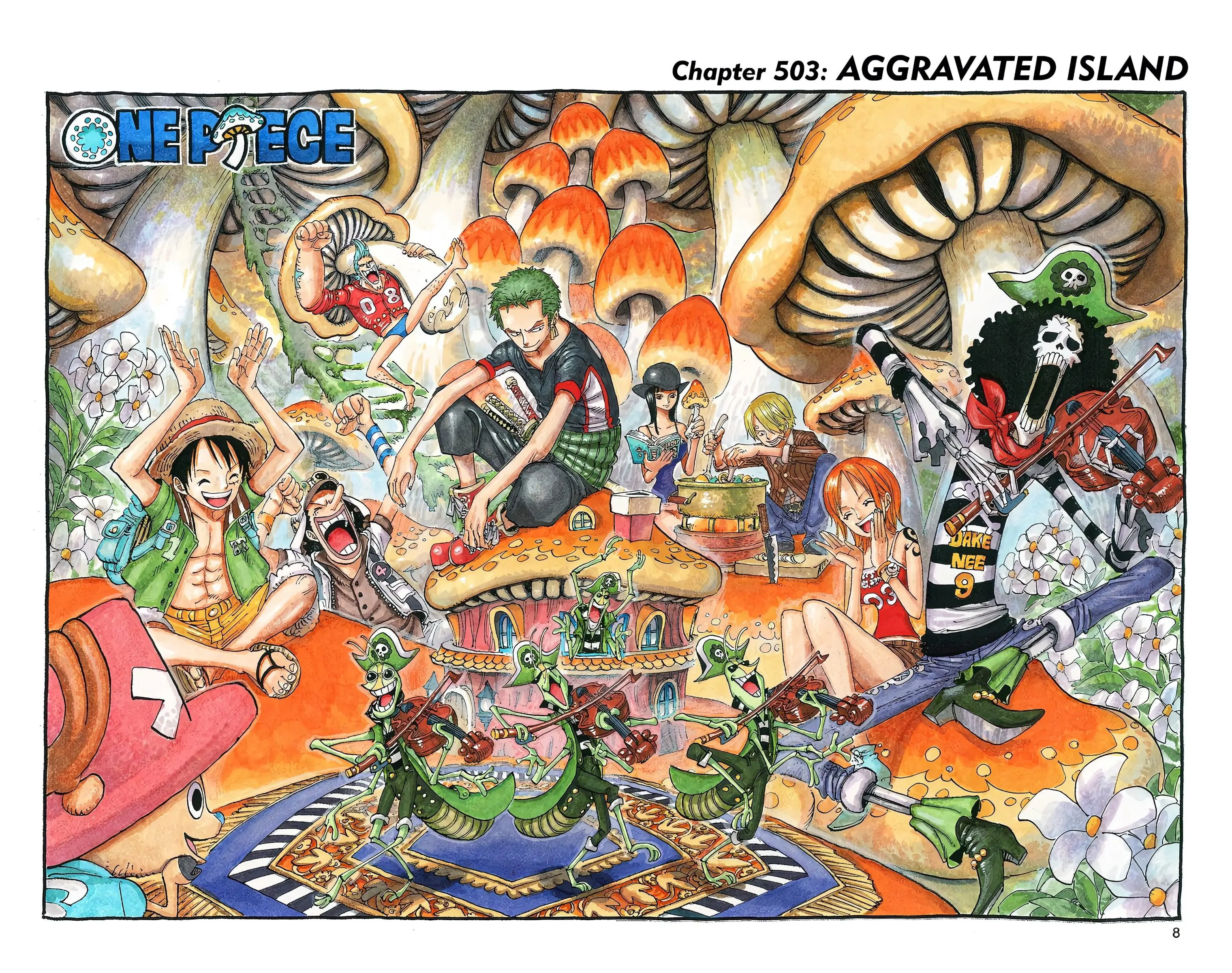One Piece Colored, chapter 503, page 8