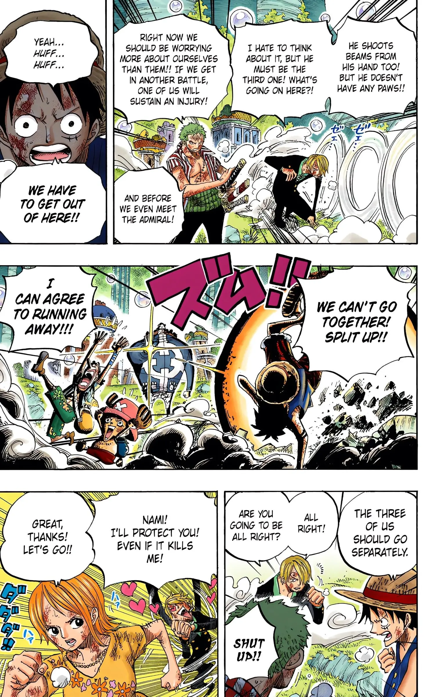 One Piece Colored, chapter 511, page 8