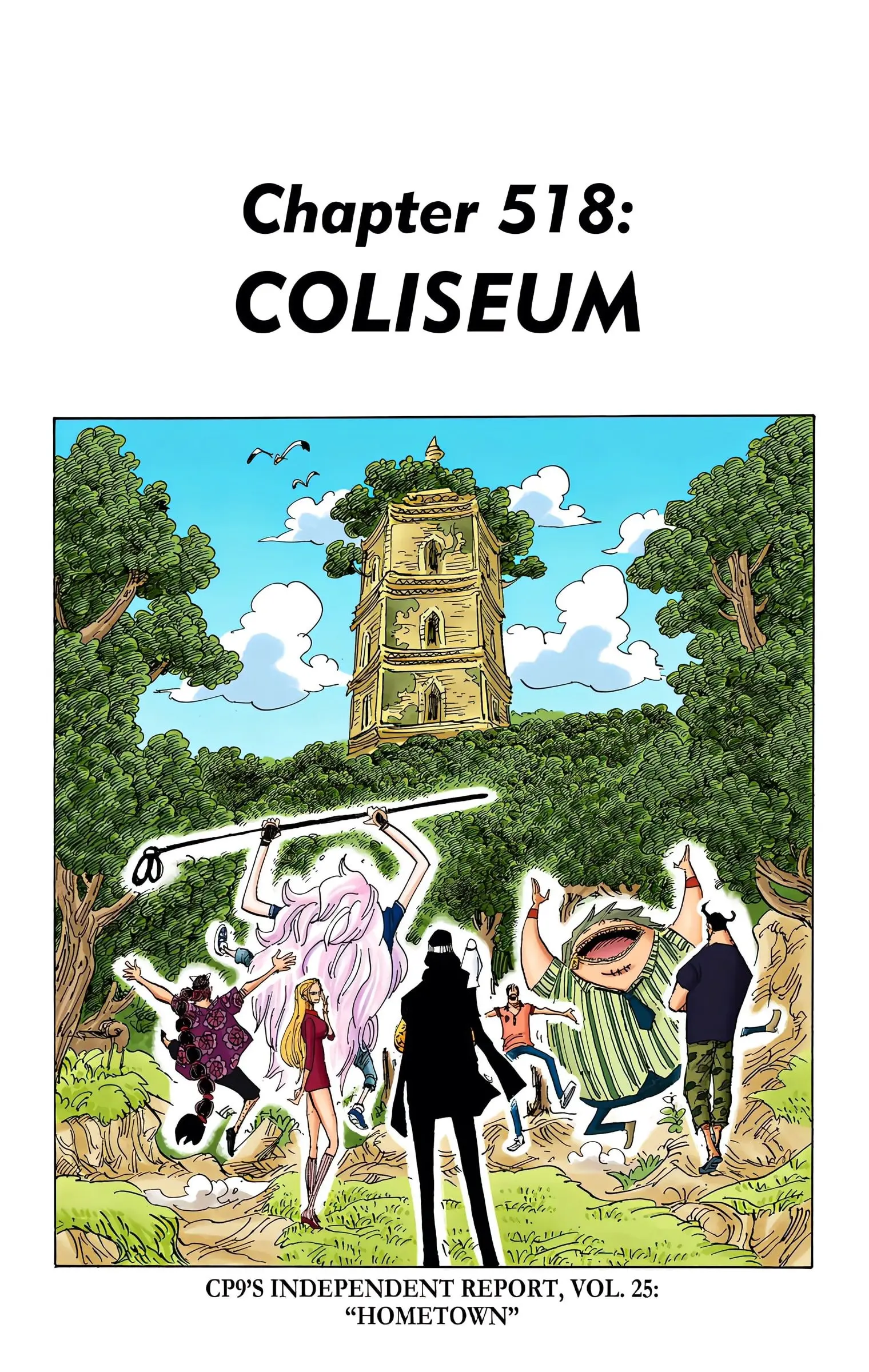 One Piece Colored, chapter 518, page 1