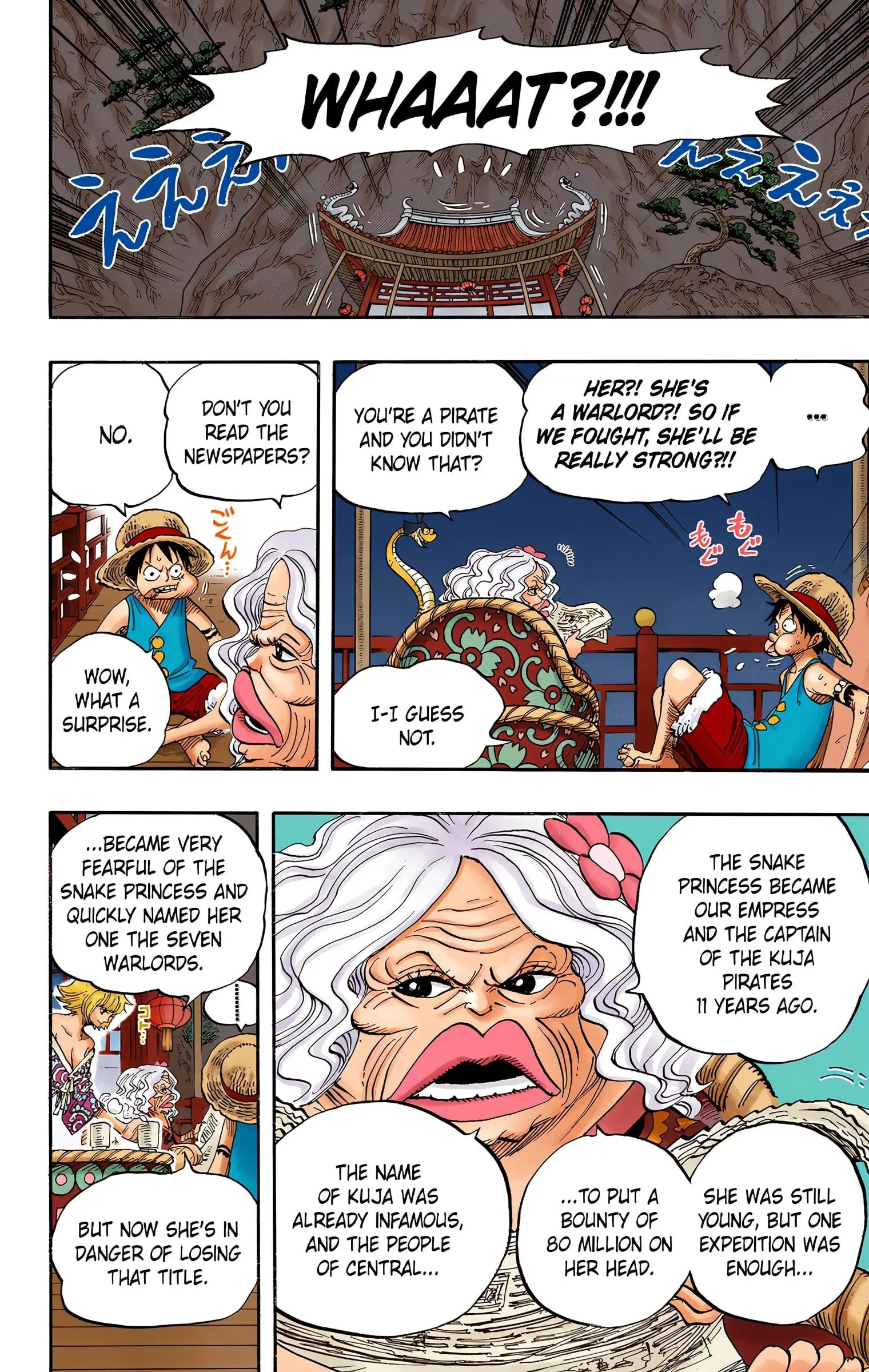 One Piece Colored, chapter 522, page 6