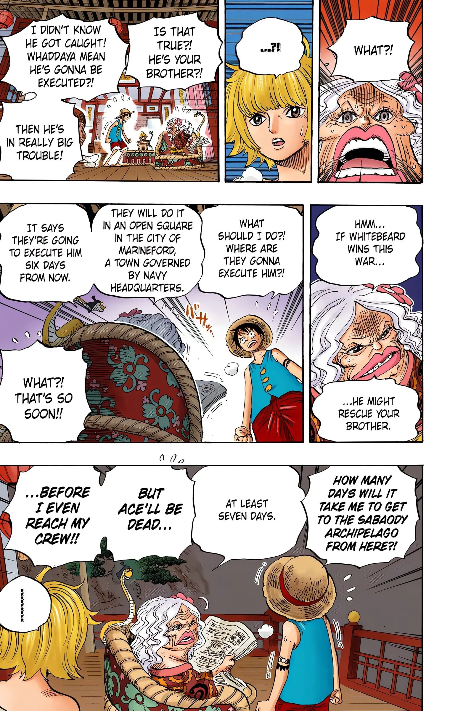 One Piece Colored, chapter 522, page 9