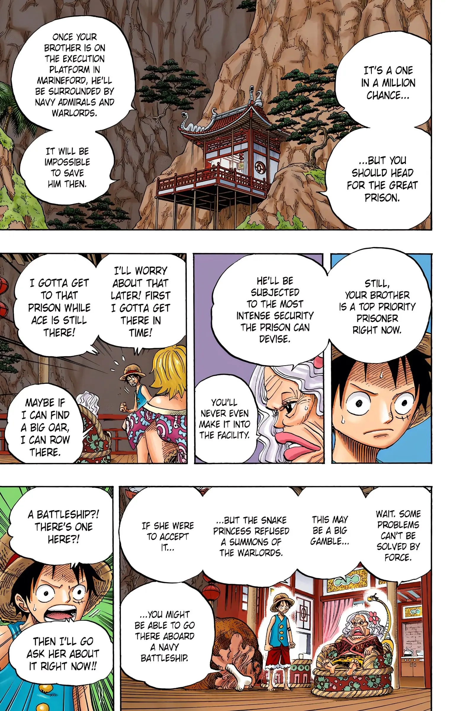 One Piece Colored, chapter 522, page 13