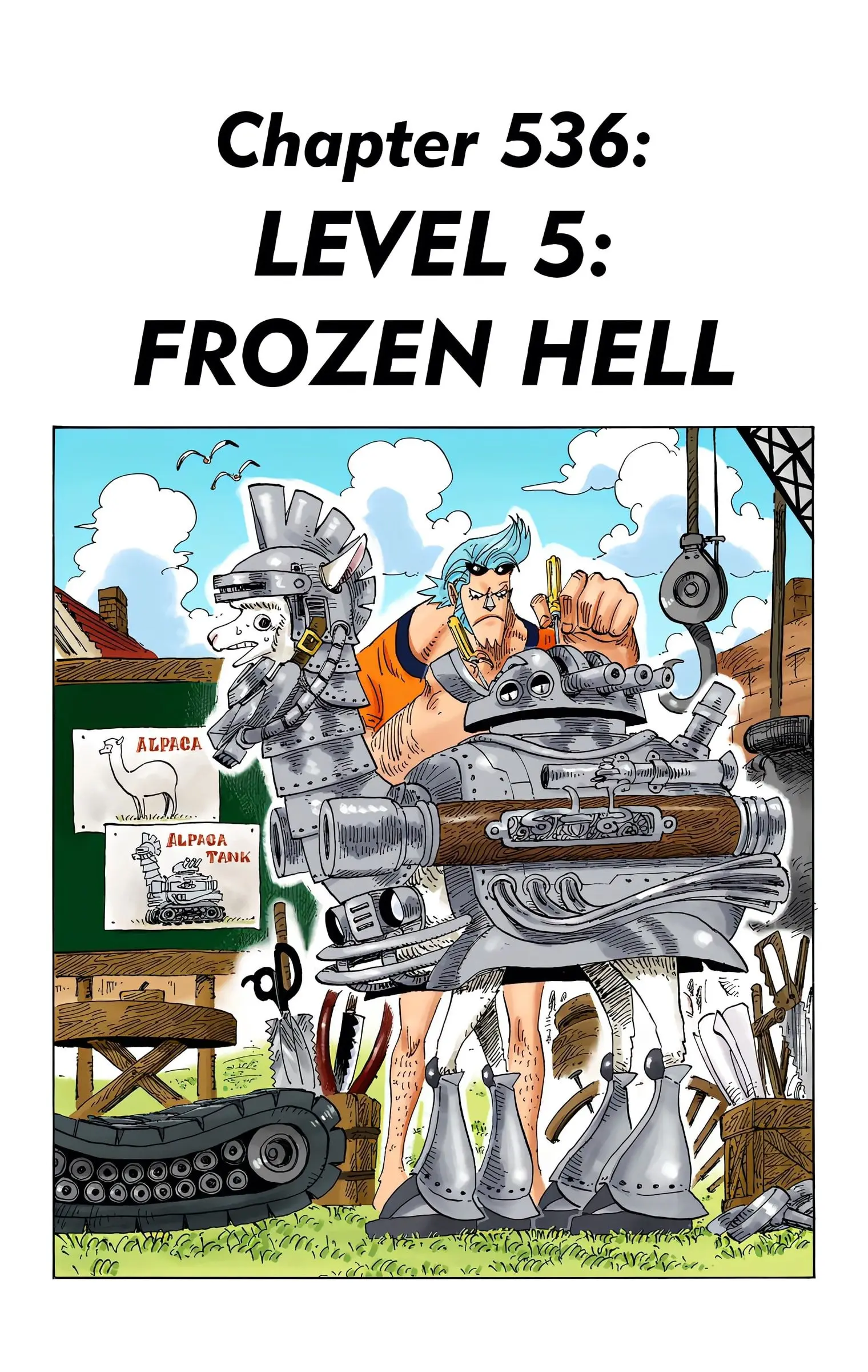One Piece Colored, chapter 536, page 1