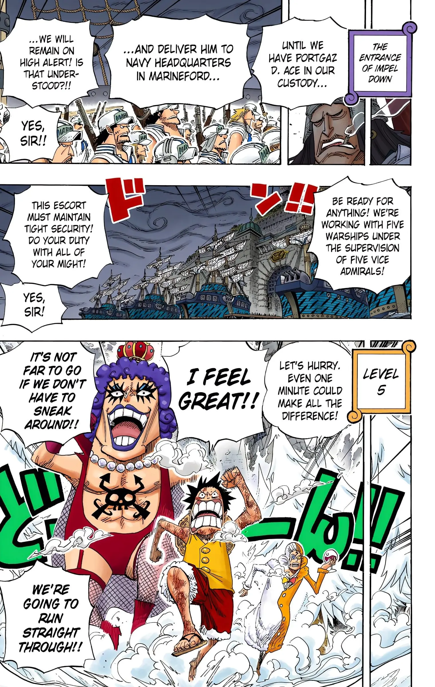 One Piece Colored, chapter 539, page 14
