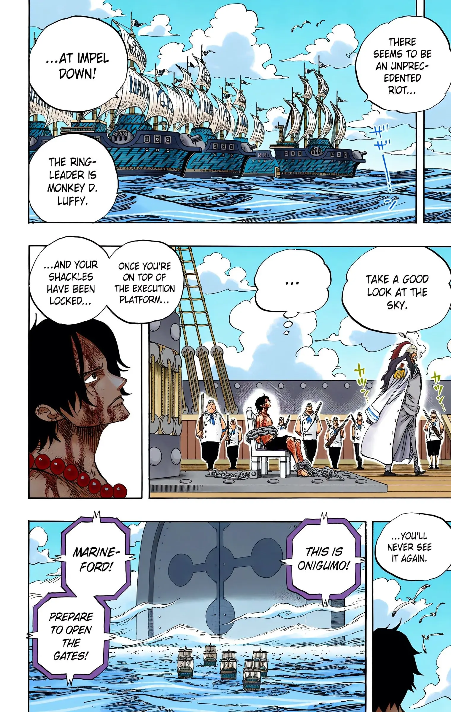 One Piece Colored, chapter 542, page 8