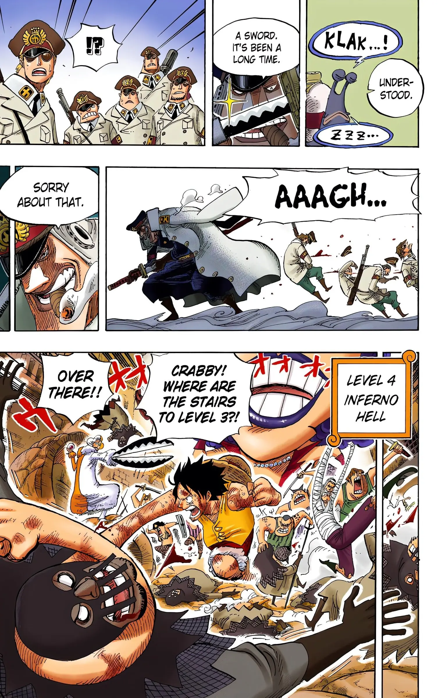 One Piece Colored, chapter 542, page 16