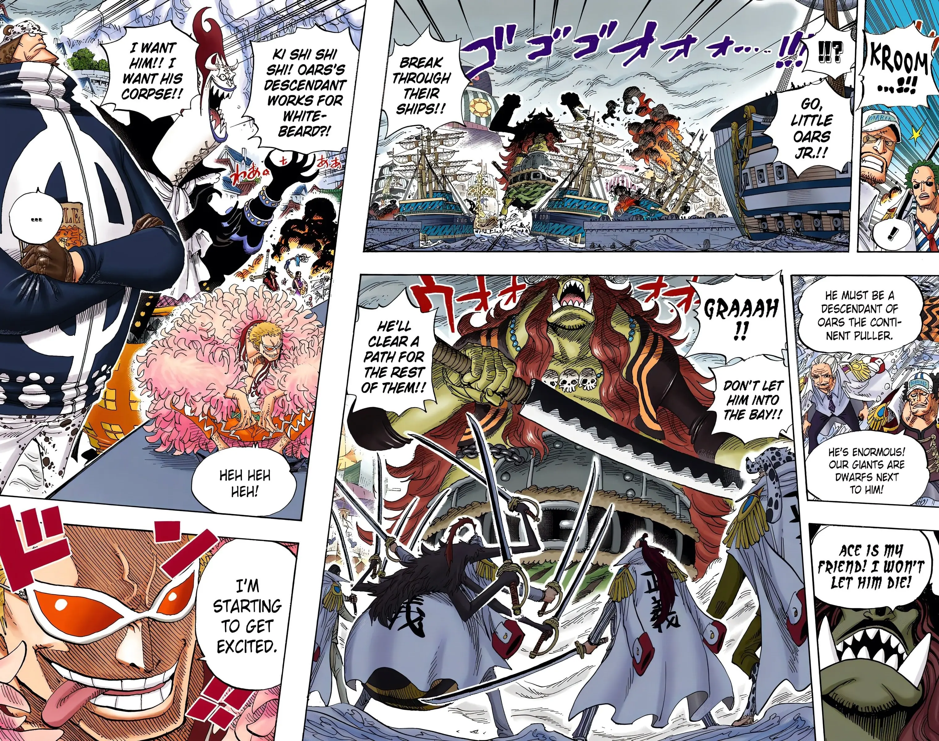 One Piece Colored, chapter 554, page 8