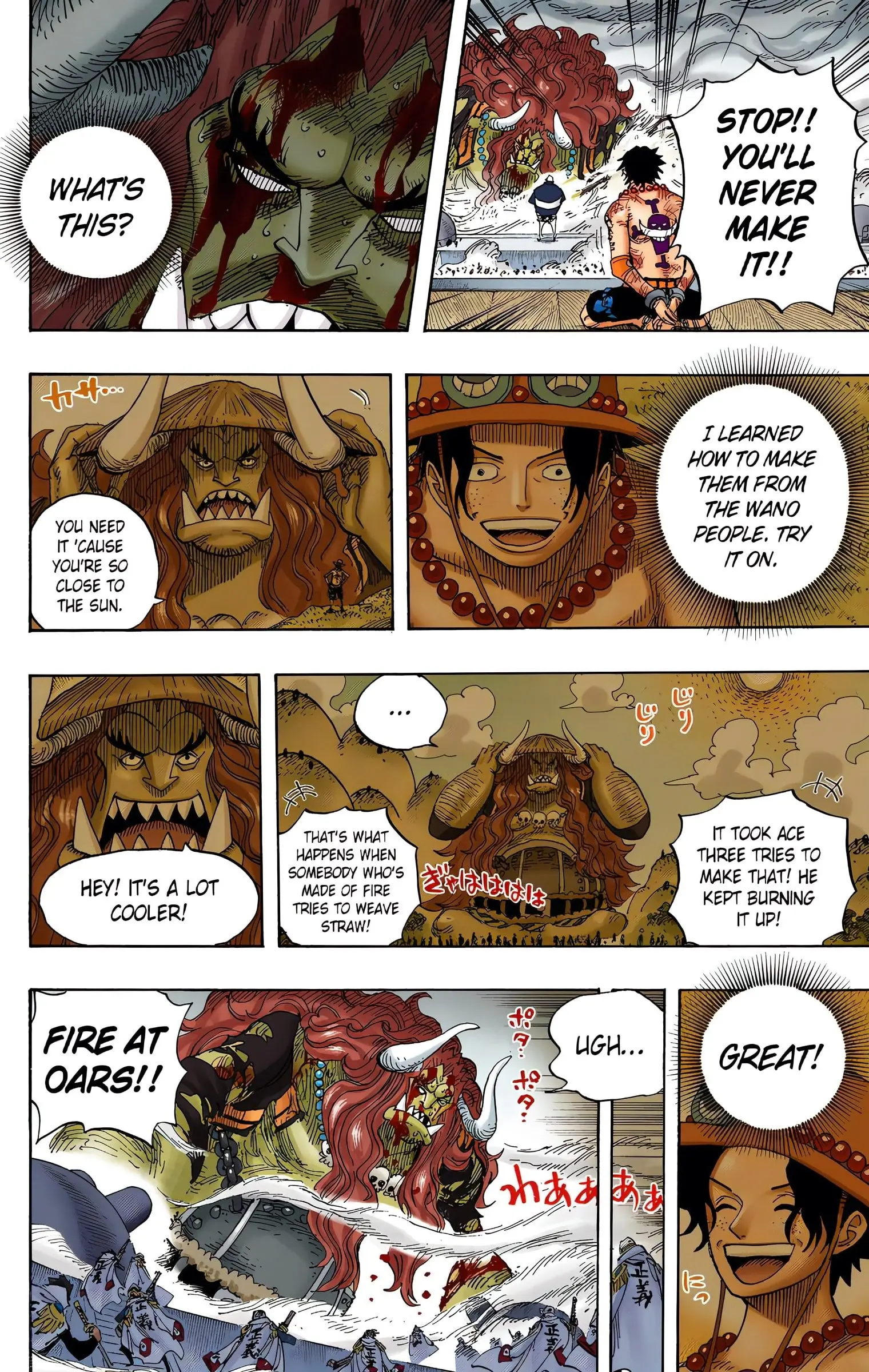 One Piece Colored, chapter 555, page 8