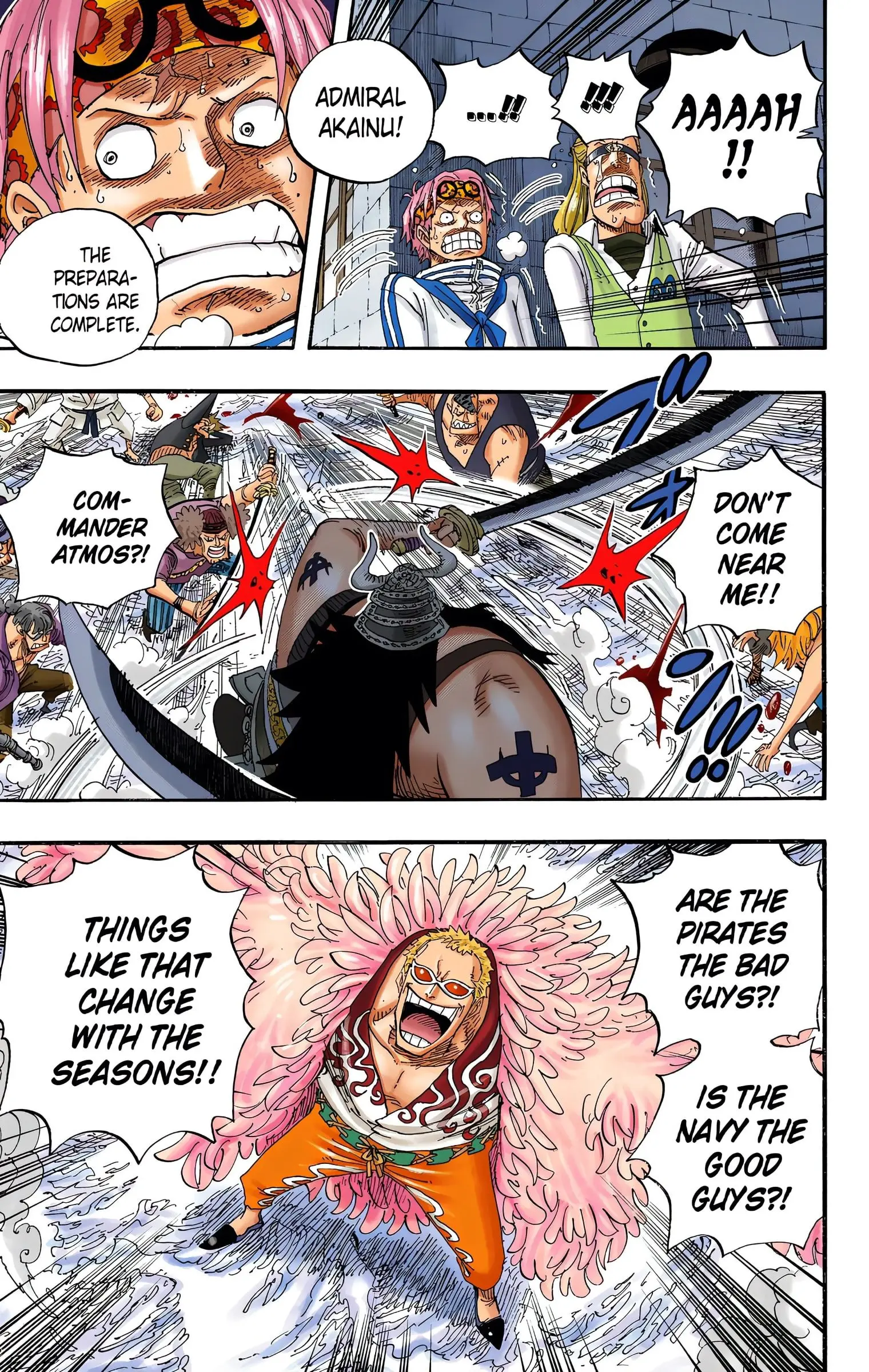 One Piece Colored, chapter 556, page 7