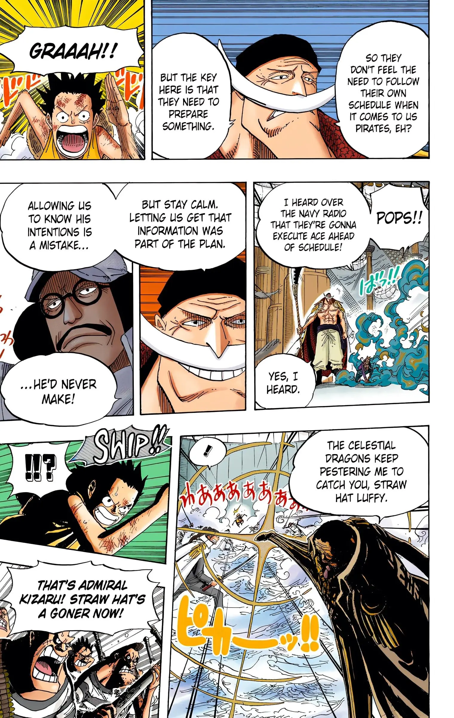 One Piece Colored, chapter 558, page 3