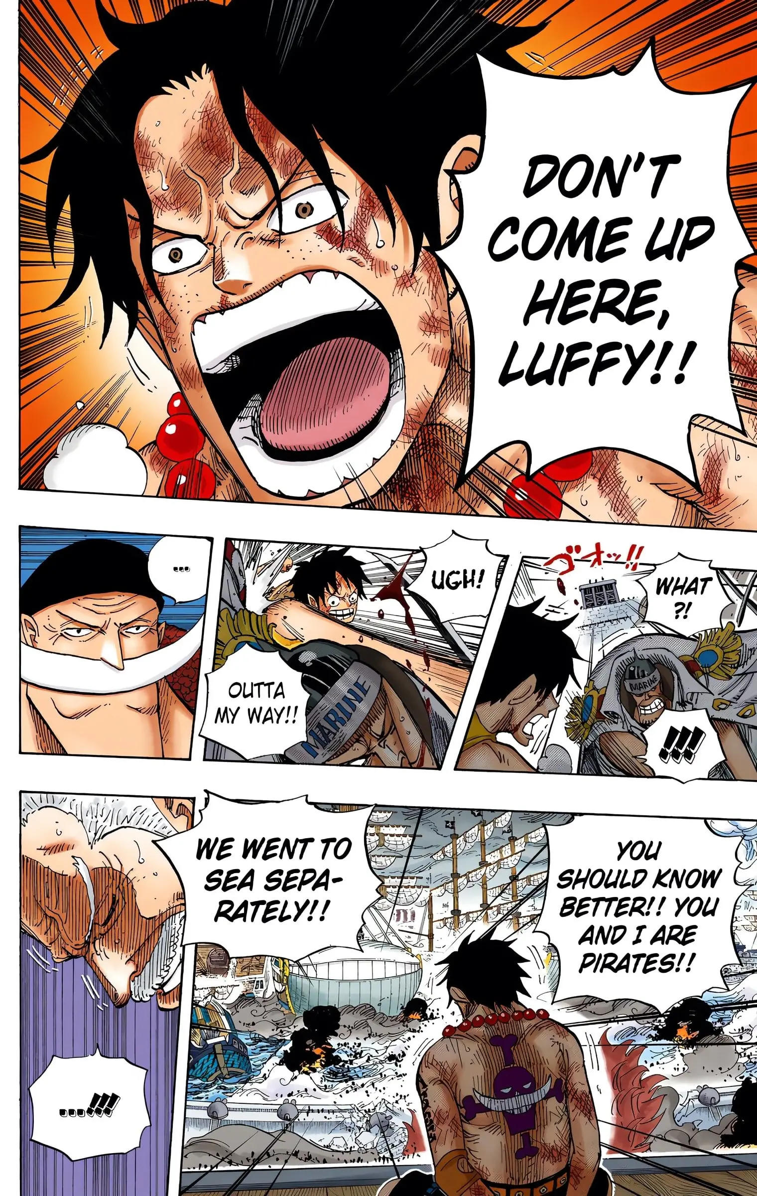 One Piece Colored, chapter 558, page 8