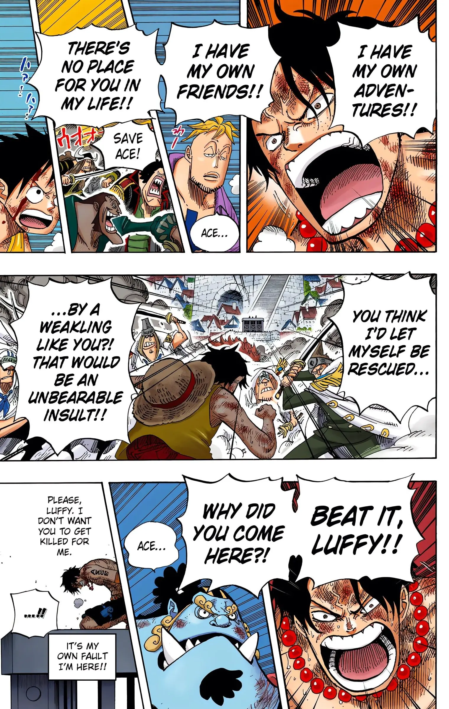 One Piece Colored, chapter 558, page 9