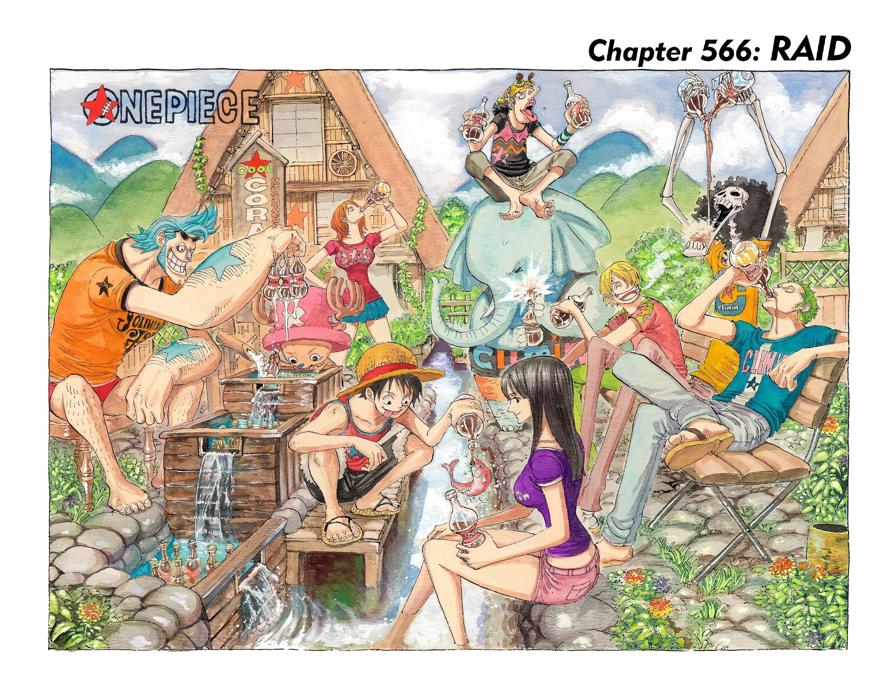 One Piece Colored, chapter 566, page 1