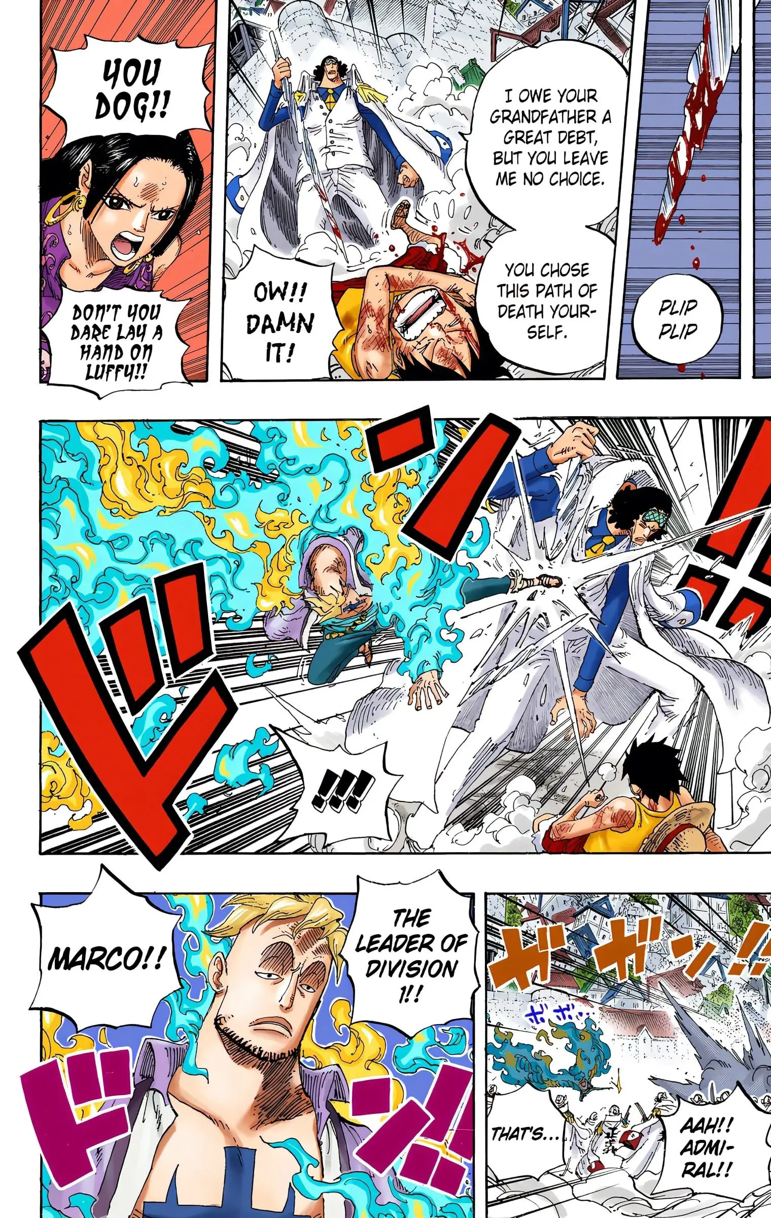 One Piece Colored, chapter 566, page 8