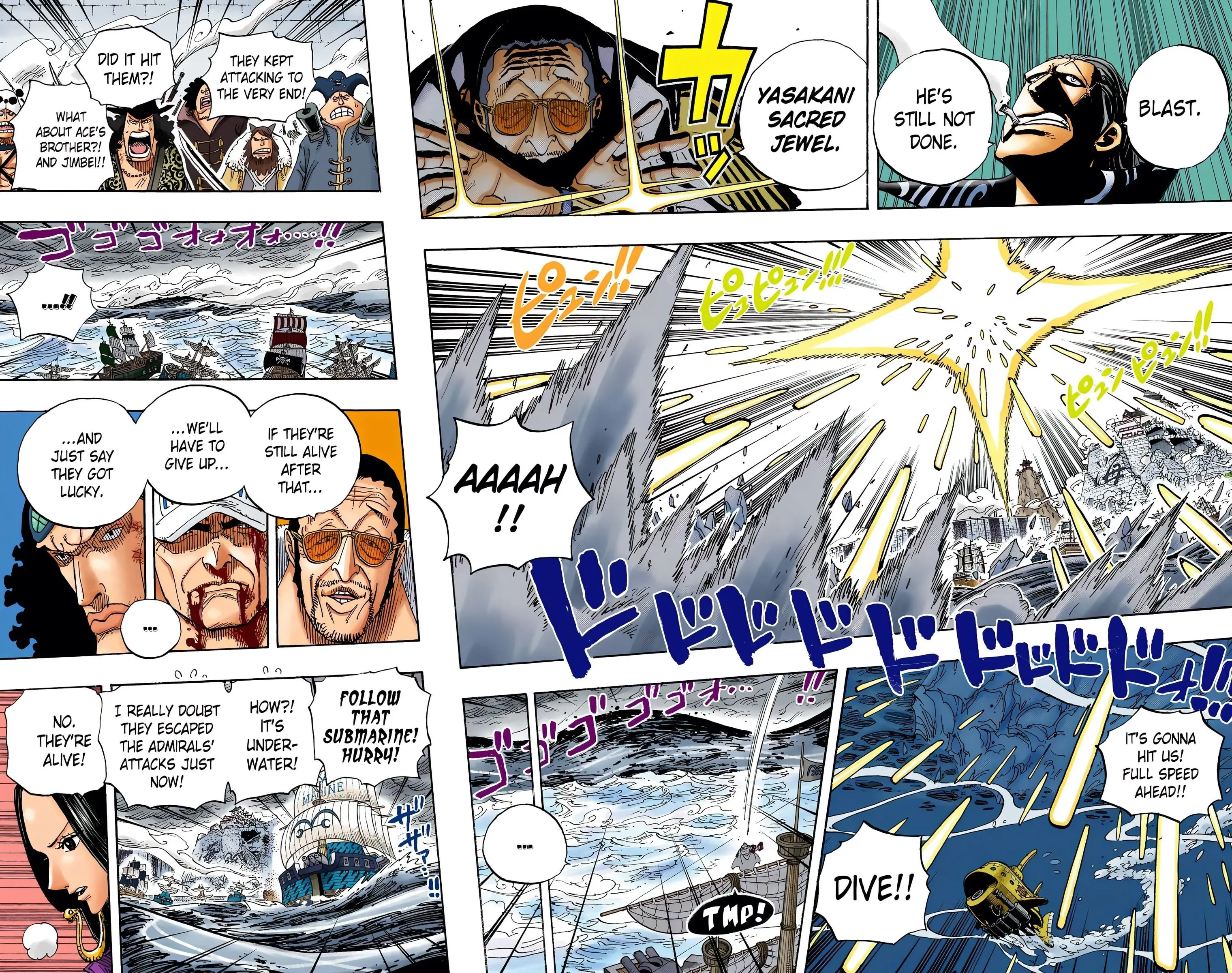 One Piece Colored, chapter 580, page 6