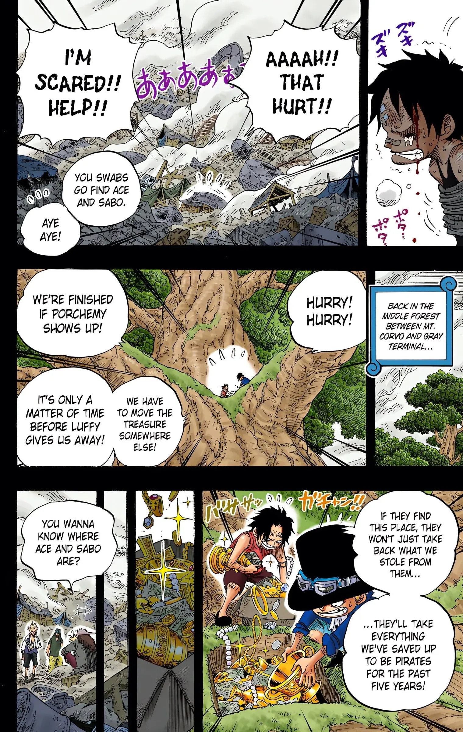One Piece Colored, chapter 584, page 4