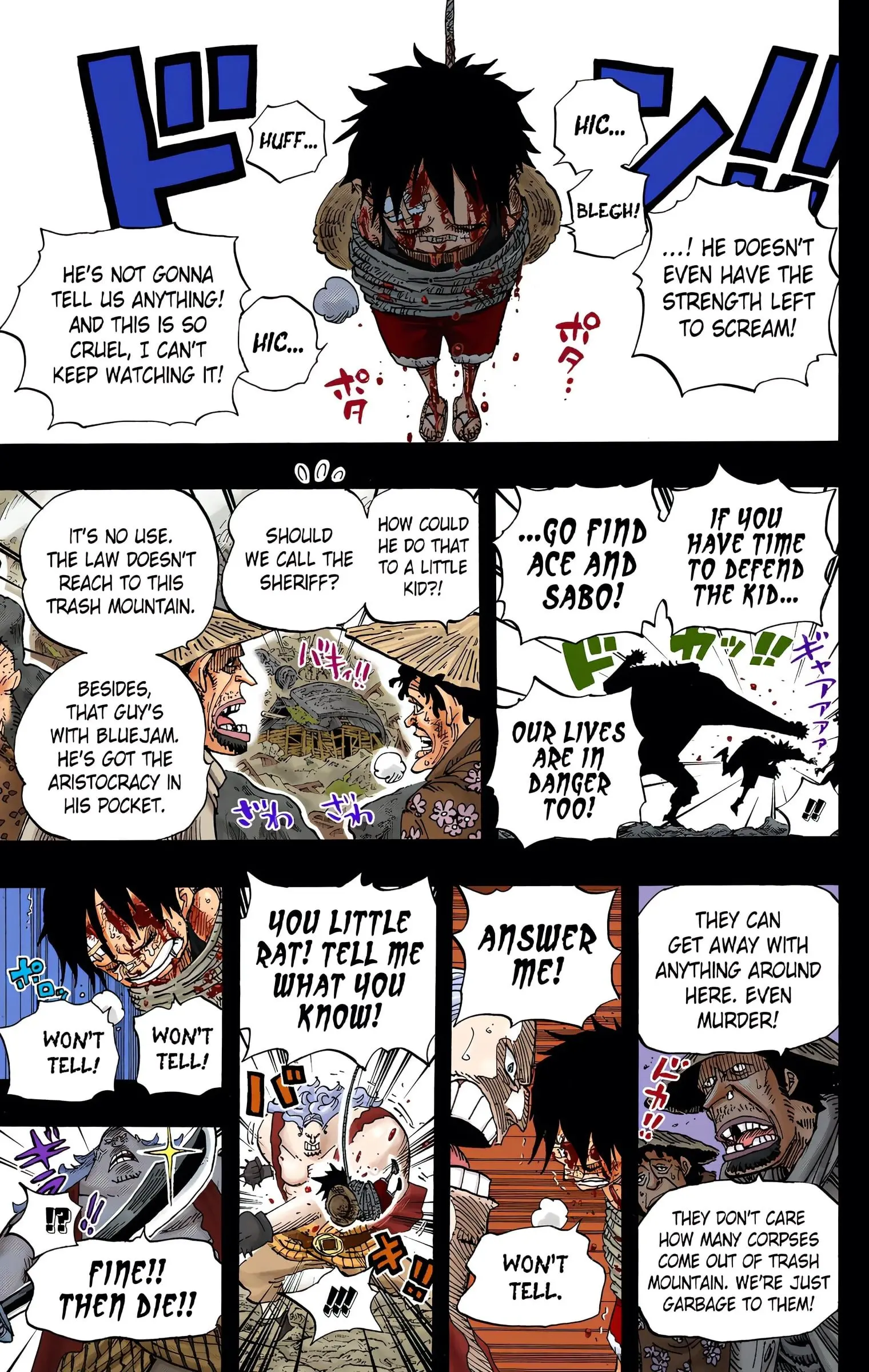 One Piece Colored, chapter 584, page 7