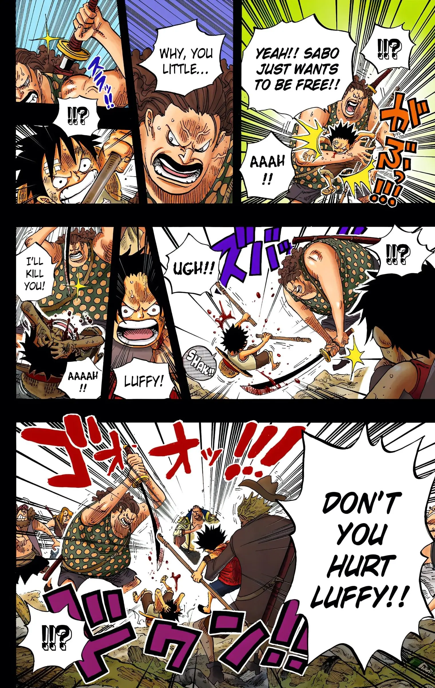 One Piece Colored, chapter 587, page 8