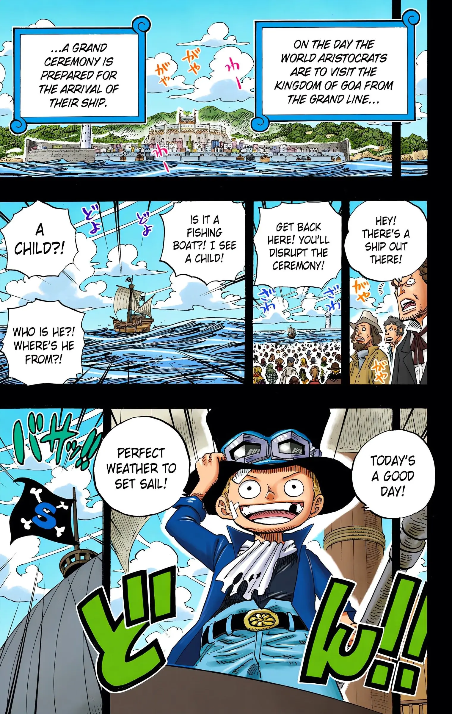 One Piece Colored, chapter 587, page 19