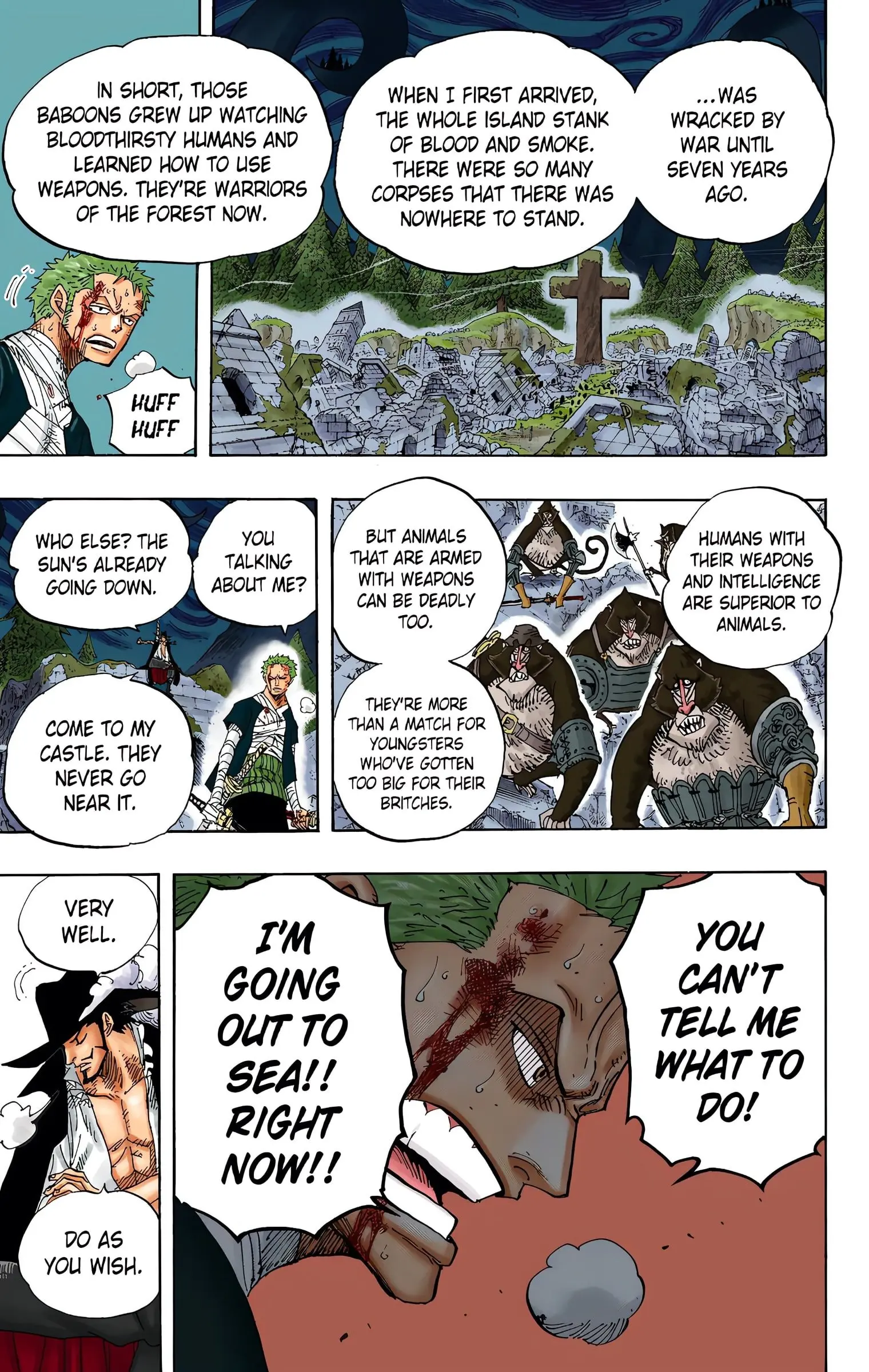 One Piece Colored, chapter 592, page 7