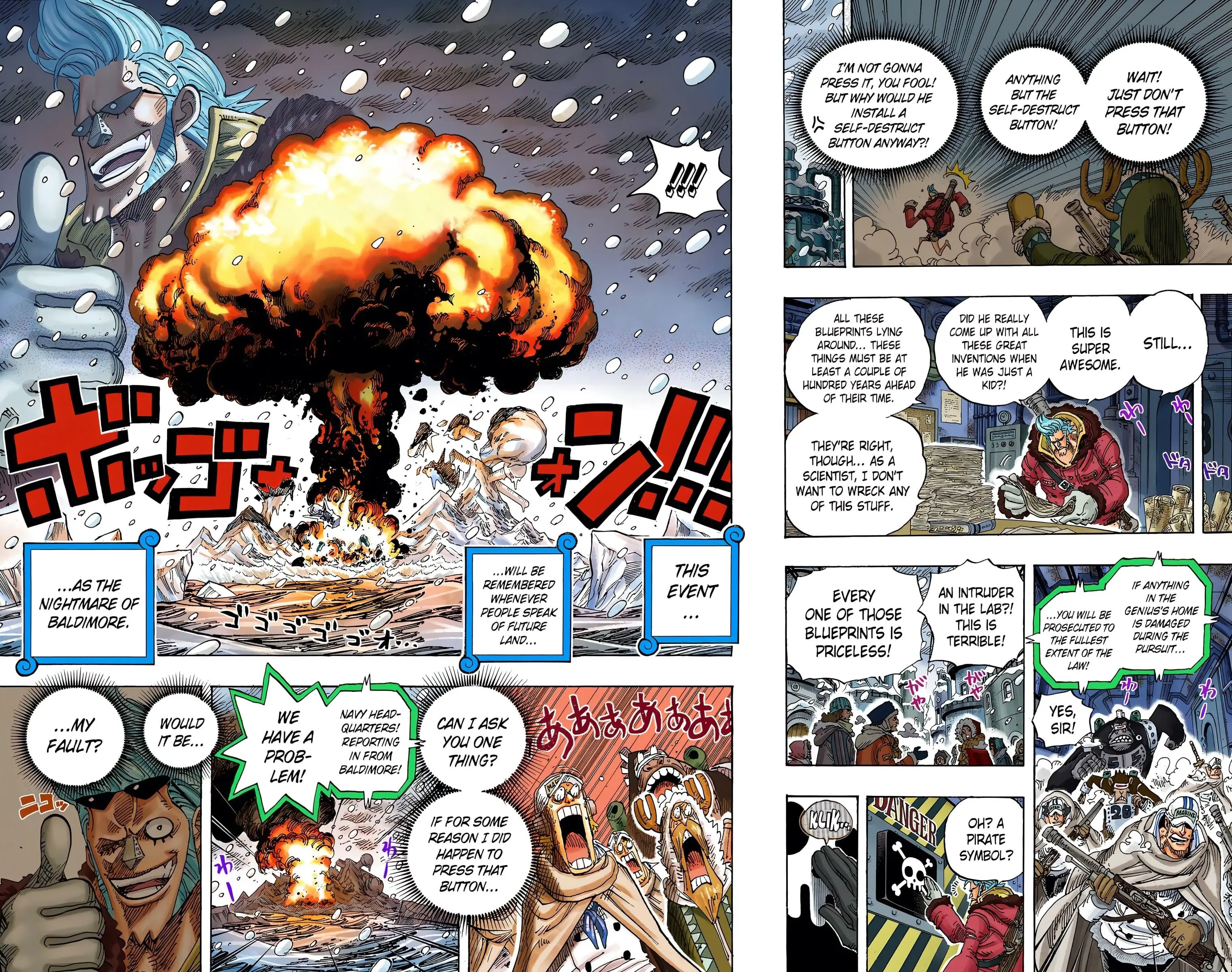 One Piece Colored, chapter 592, page 14