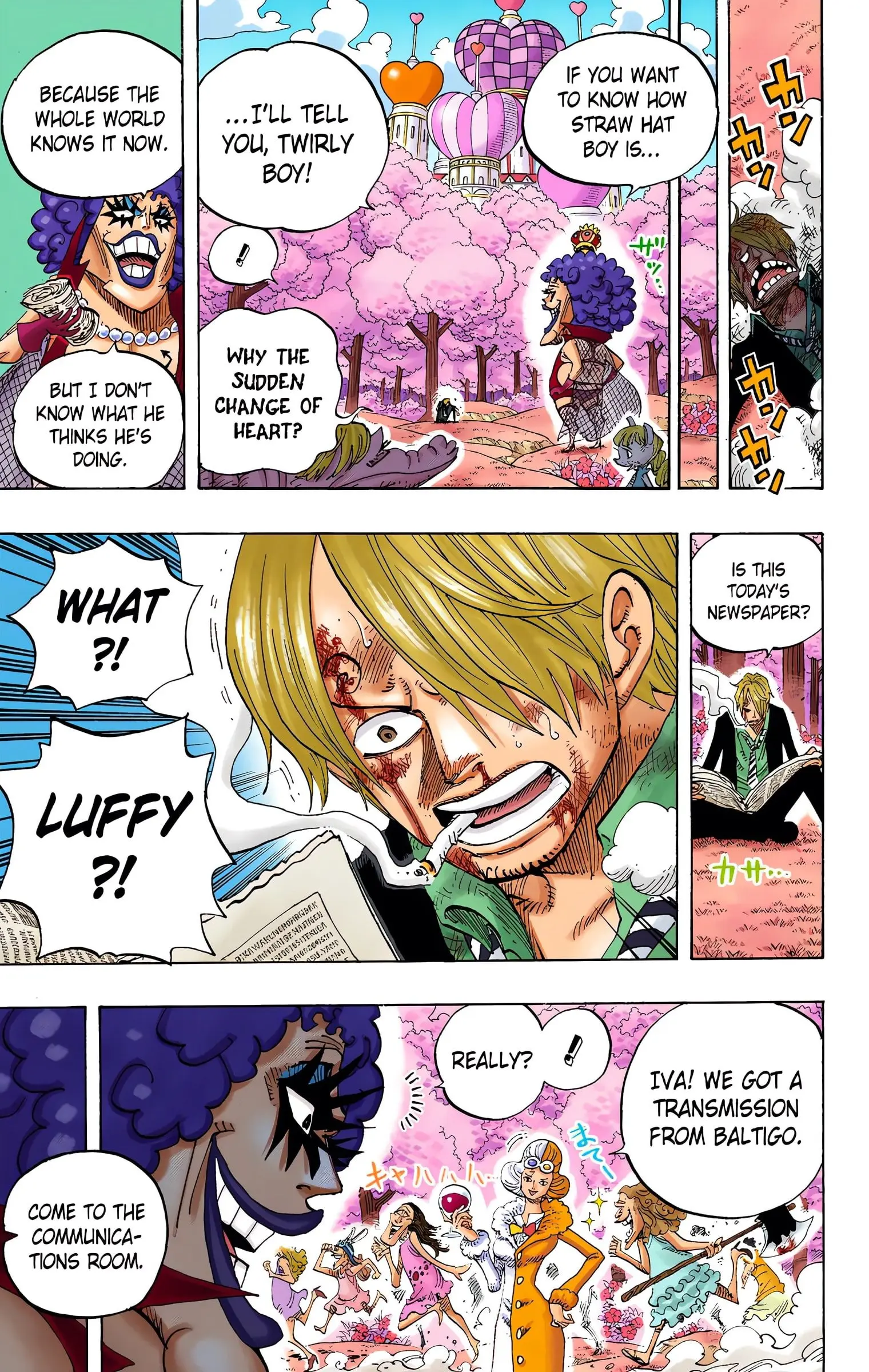 One Piece Colored, chapter 593, page 9