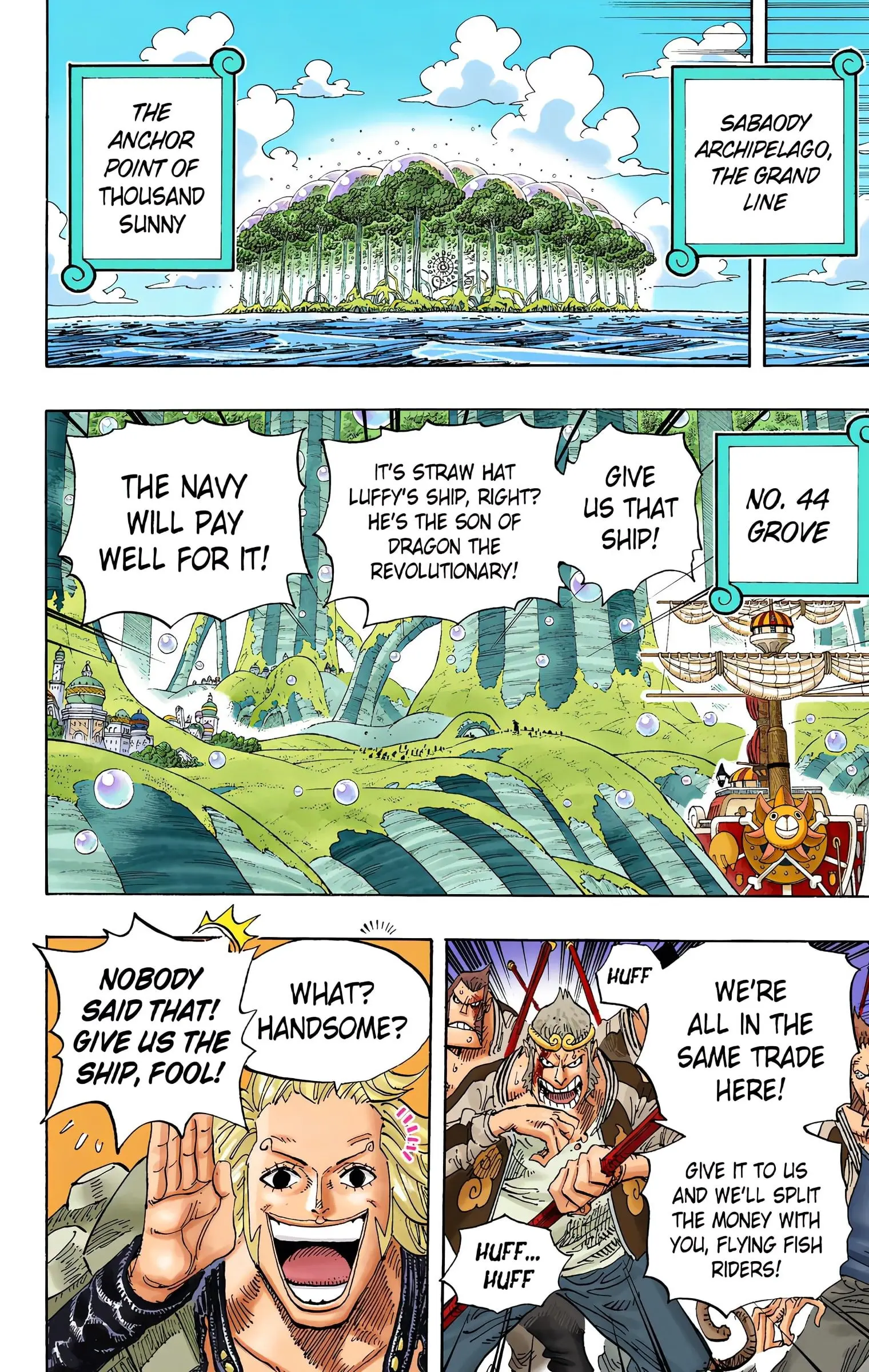 One Piece Colored, chapter 593, page 12