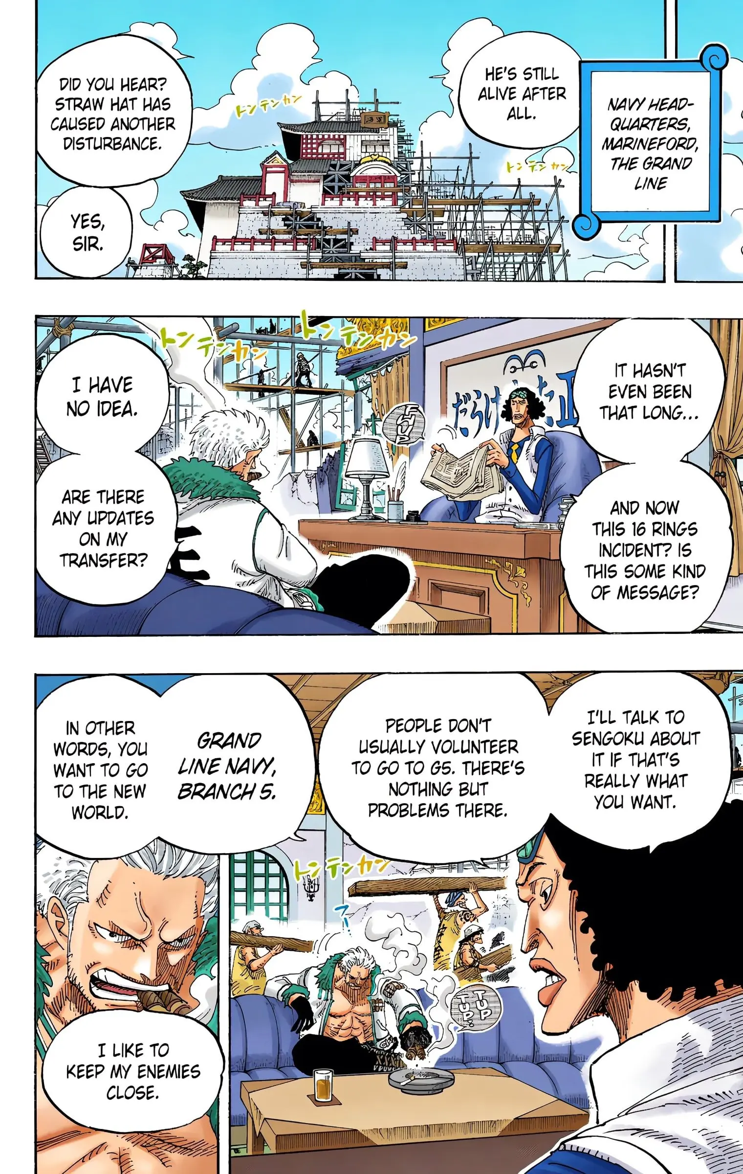 One Piece Colored, chapter 594, page 5
