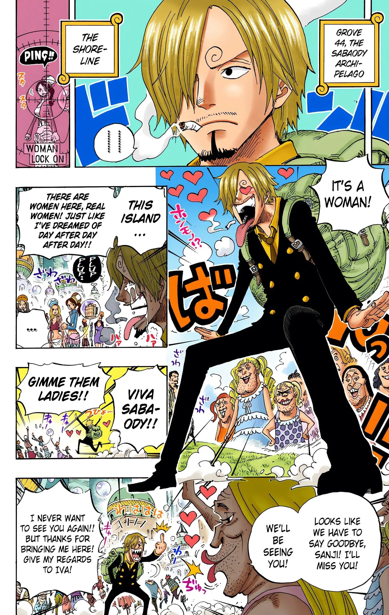 One Piece Colored, chapter 598, page 8