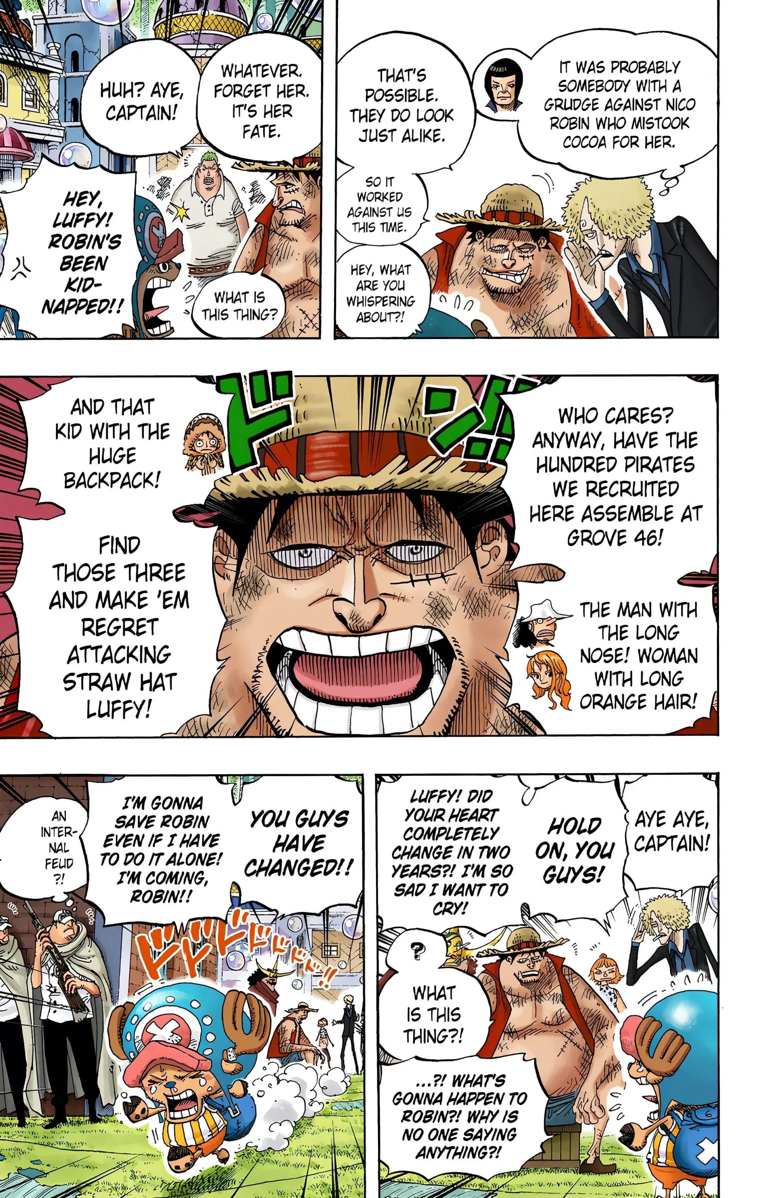 One Piece Colored, chapter 599, page 12