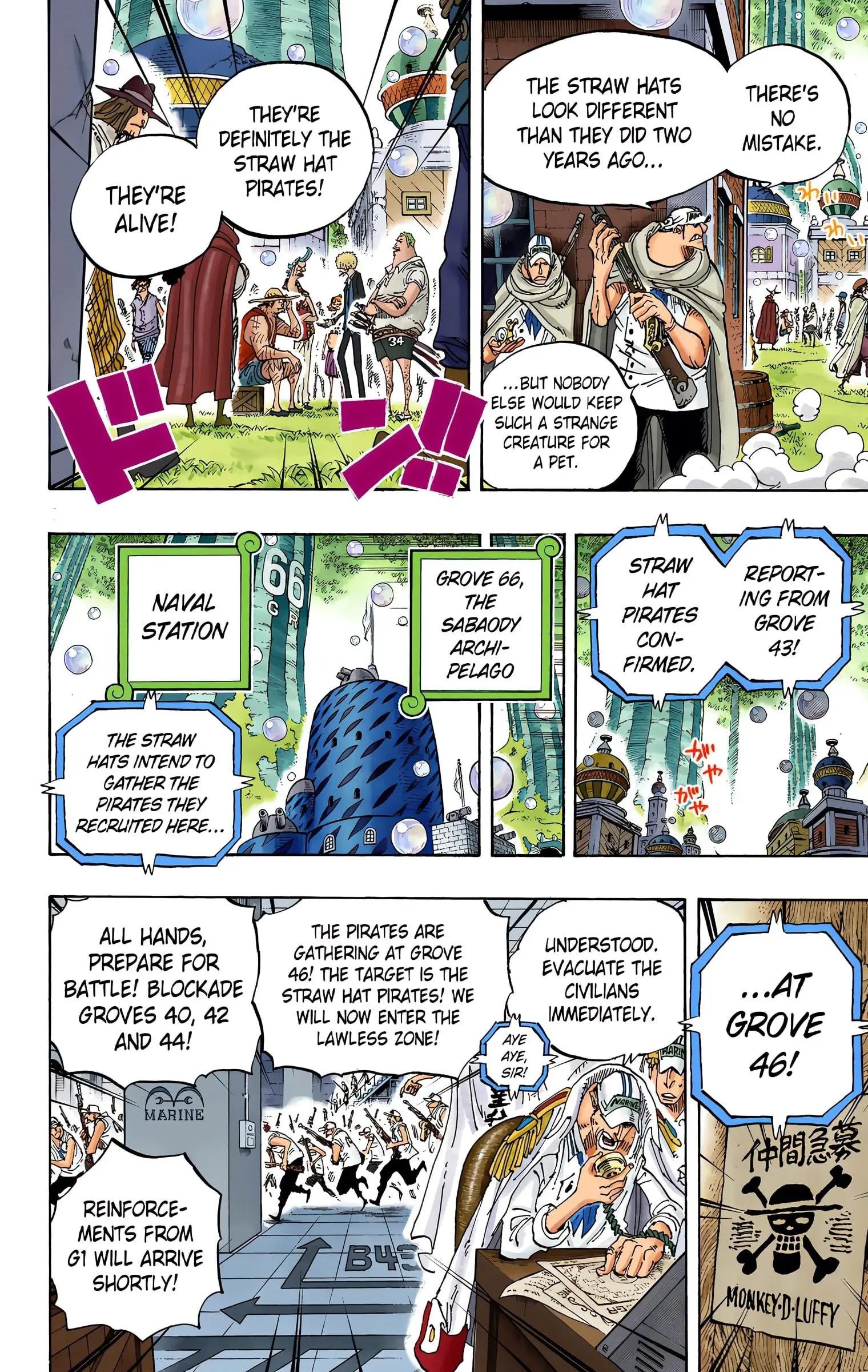 One Piece Colored, chapter 599, page 13