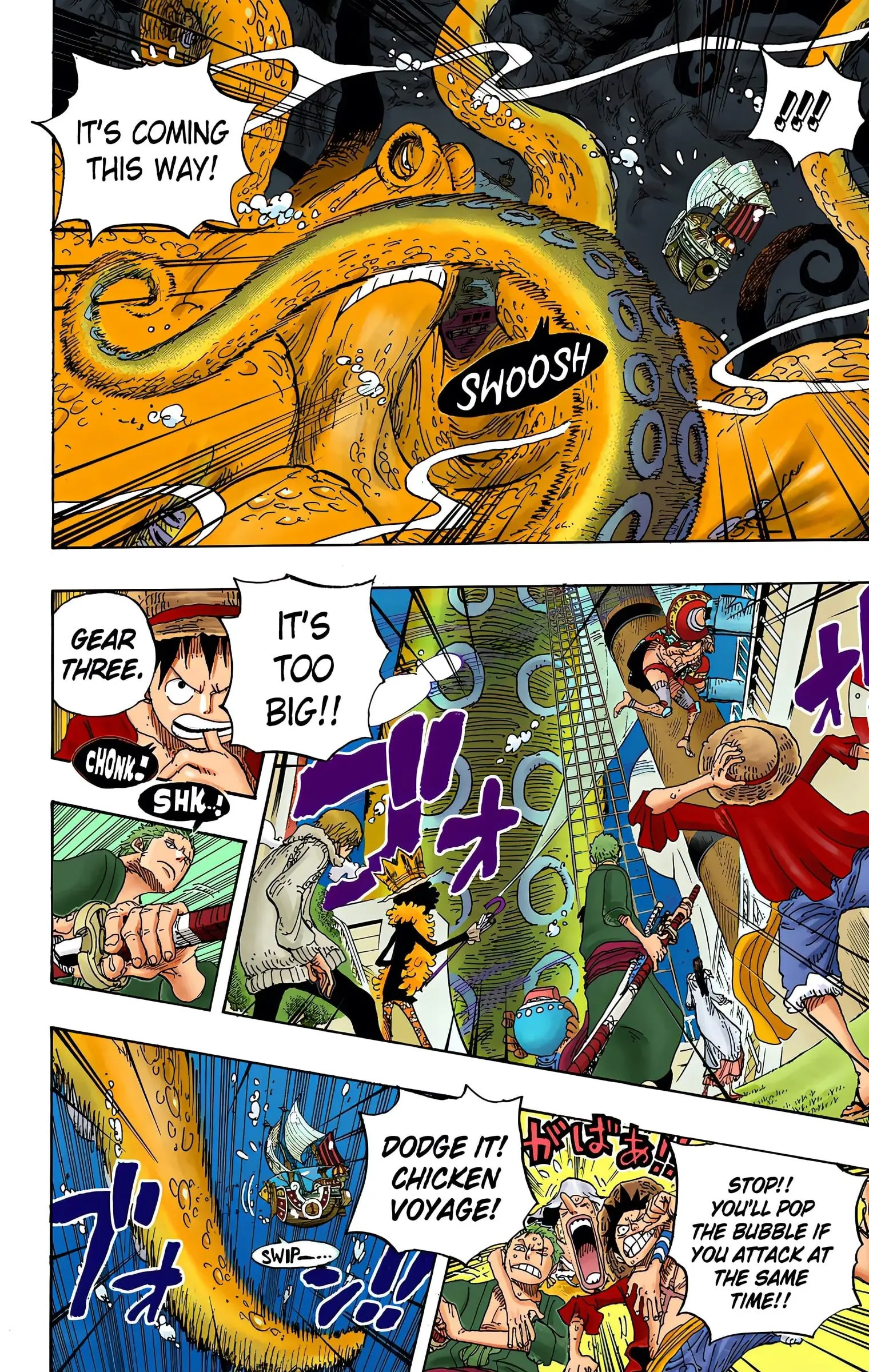 One Piece Colored, chapter 605, page 6