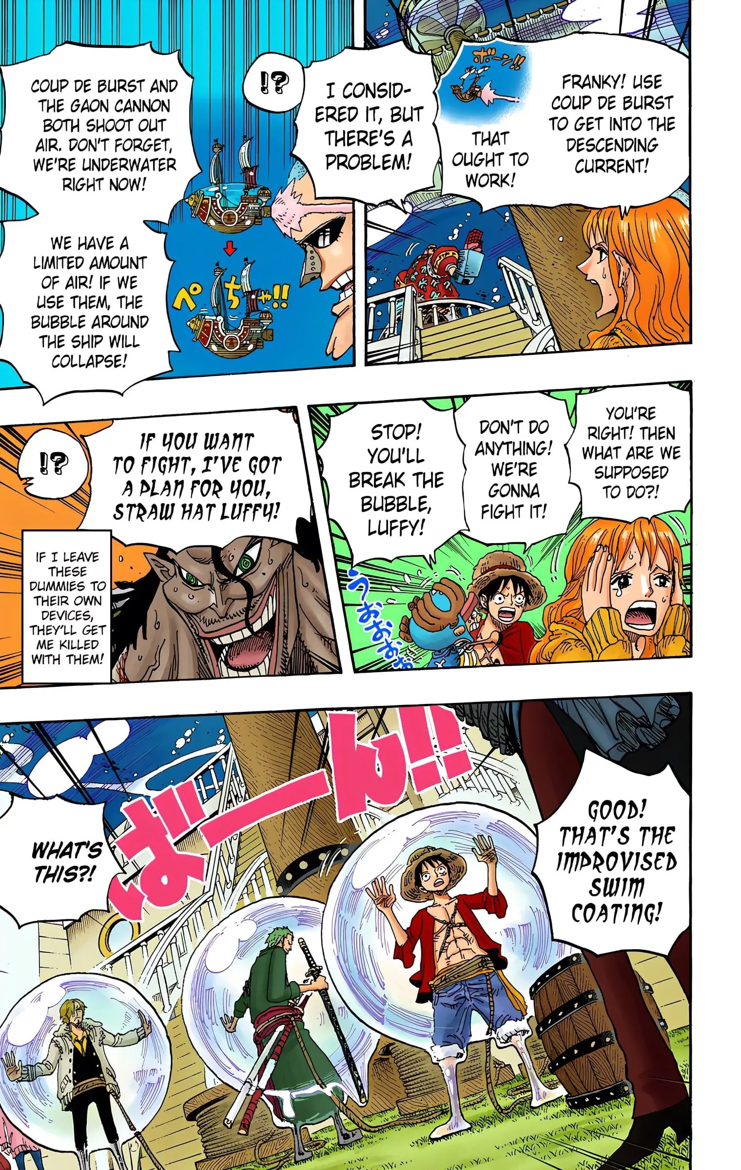 One Piece Colored, chapter 605, page 7
