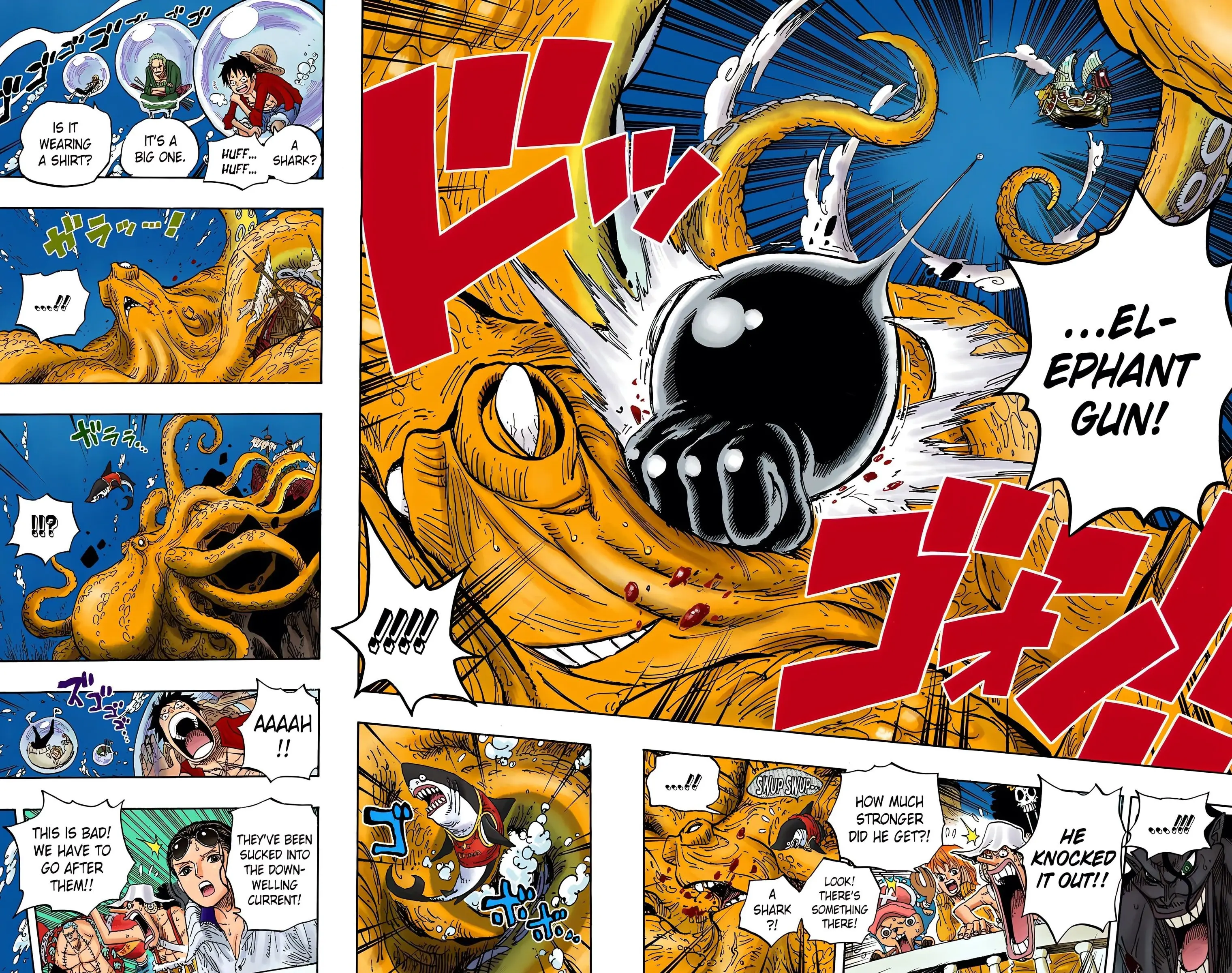 One Piece Colored, chapter 605, page 14