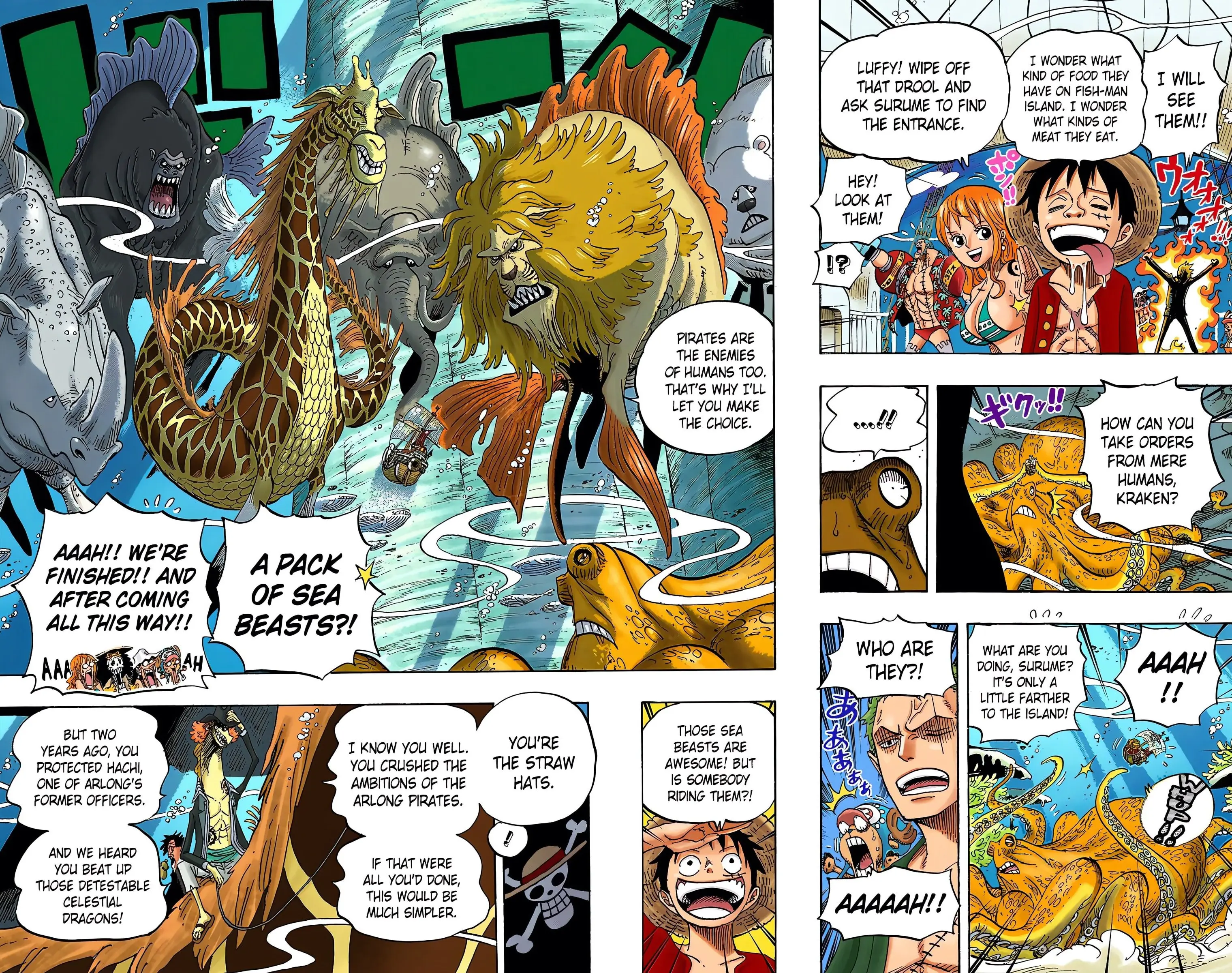 One Piece Colored, chapter 607, page 11
