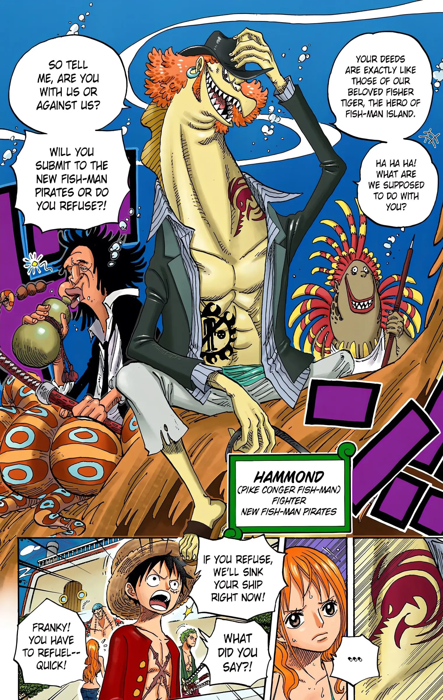 One Piece Colored, chapter 607, page 12